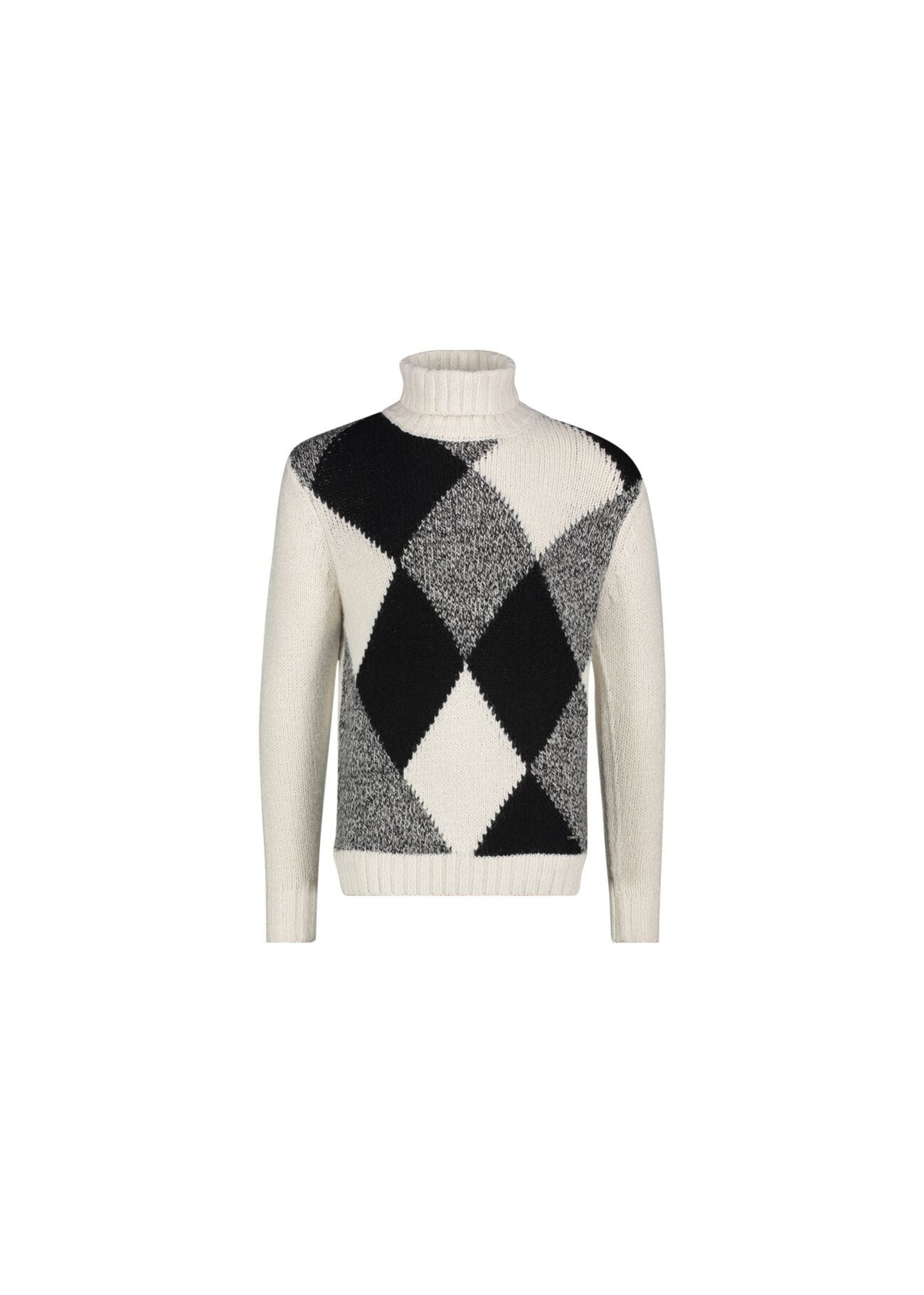 Turtle neck jumper in wool blend