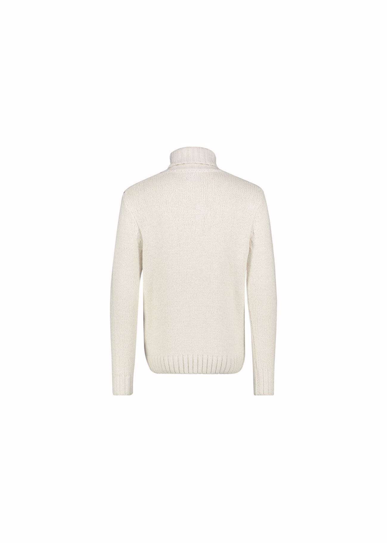 Turtle neck jumper in wool blend