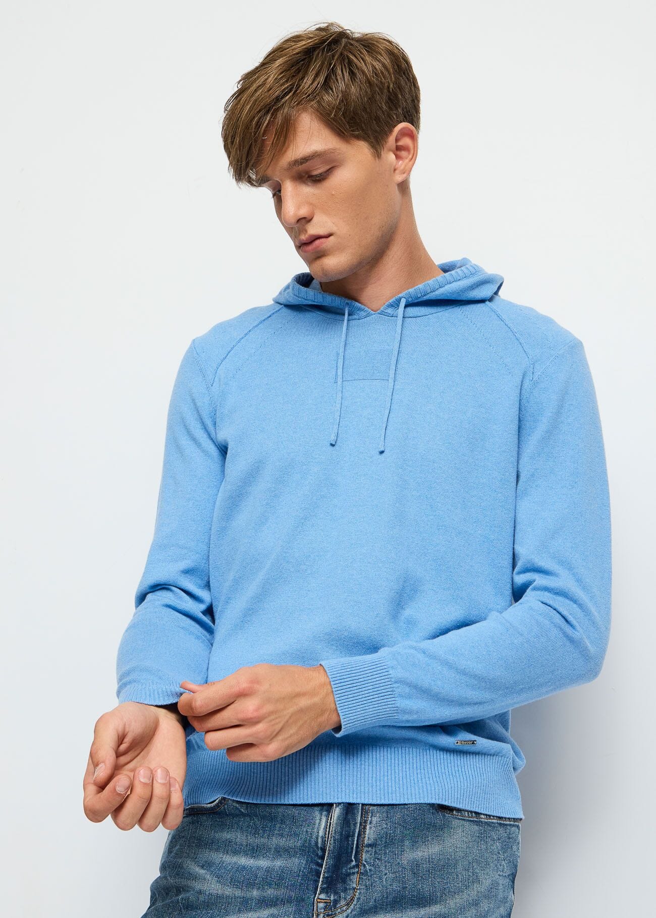 Felpa in cotone e cashmere