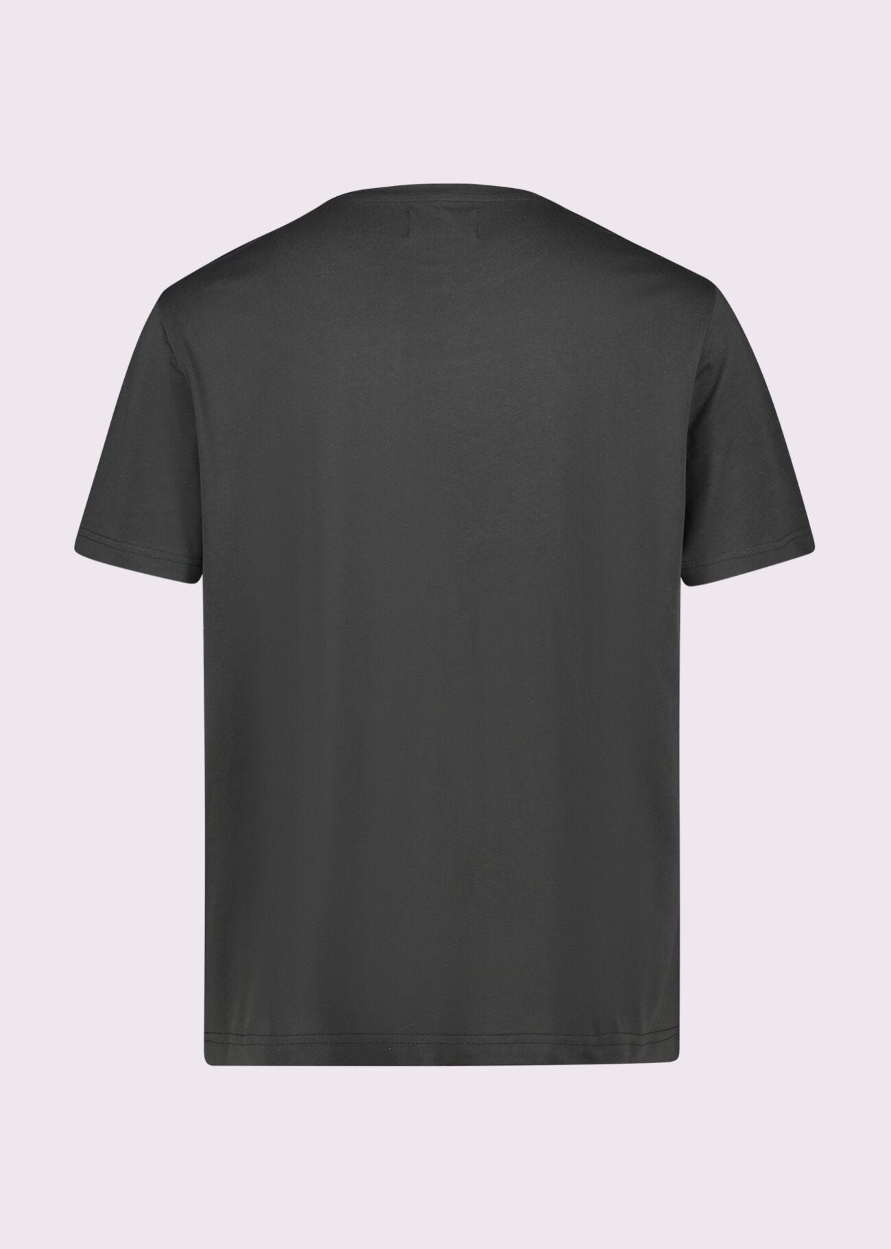 T-shirt verde in cotone con logo
