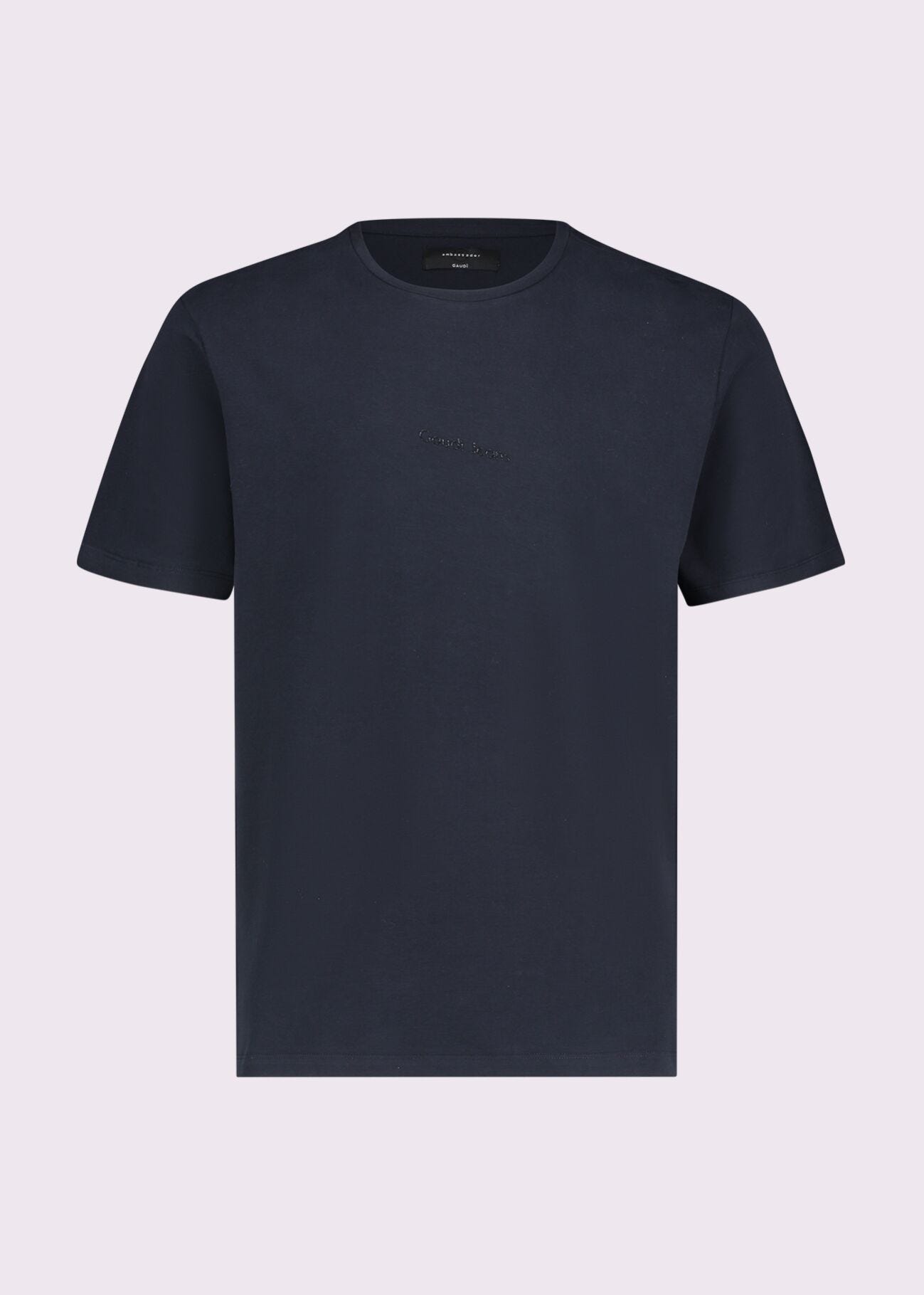 T-shirt blu in cotone