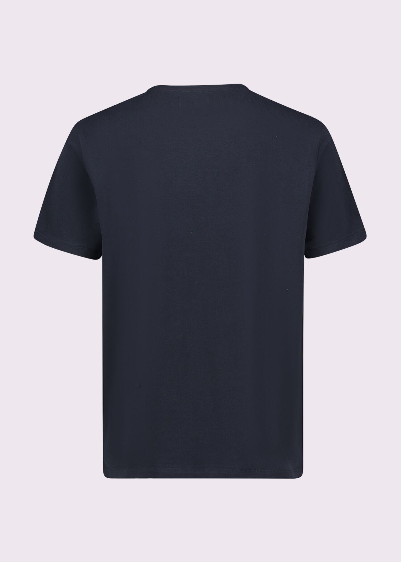 T-shirt blu in cotone