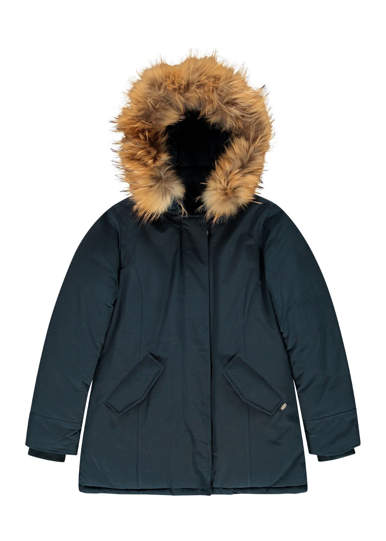 Parka with removable fur