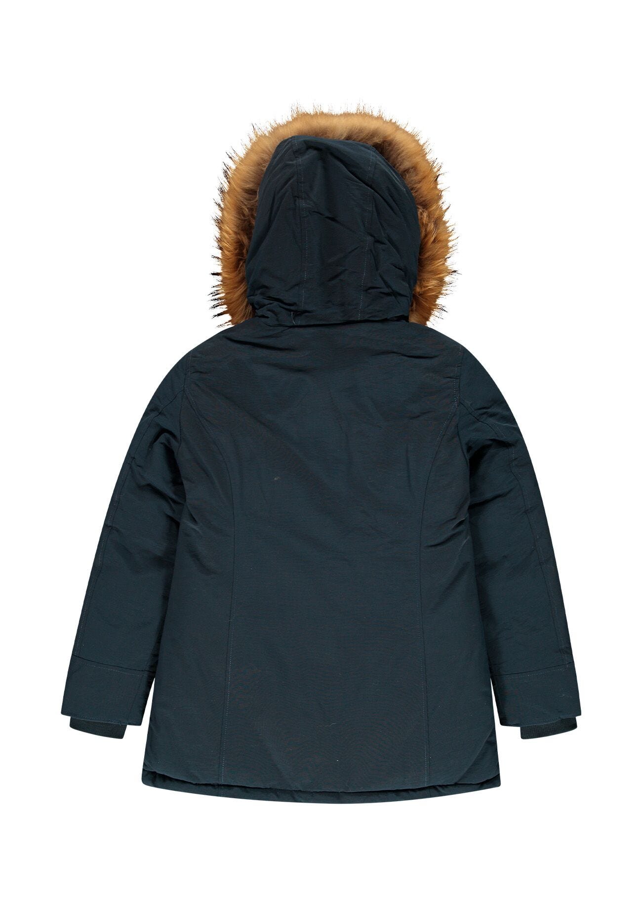 Parka with removable fur