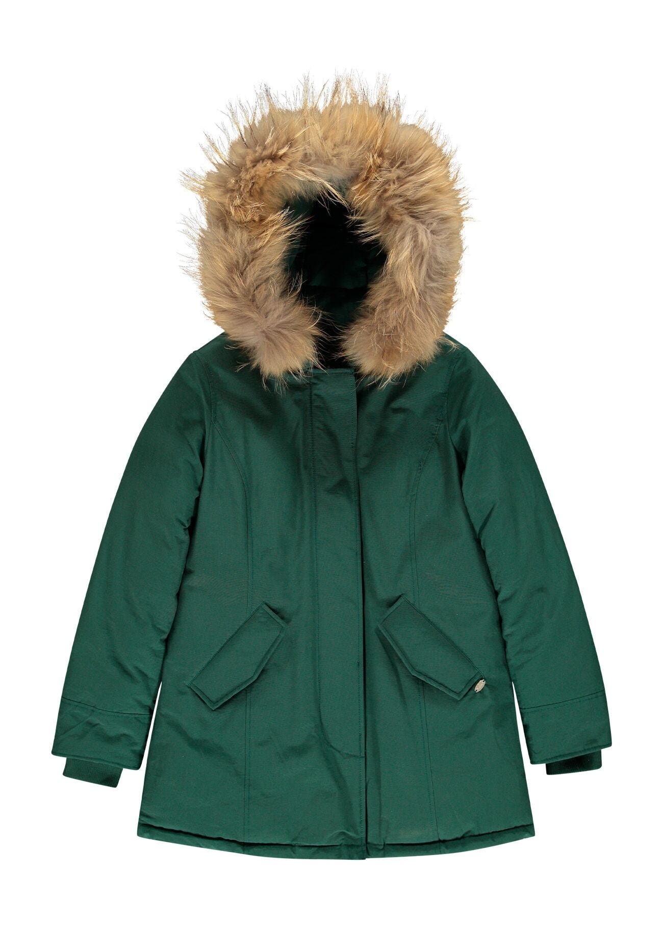 Parka with removable fur