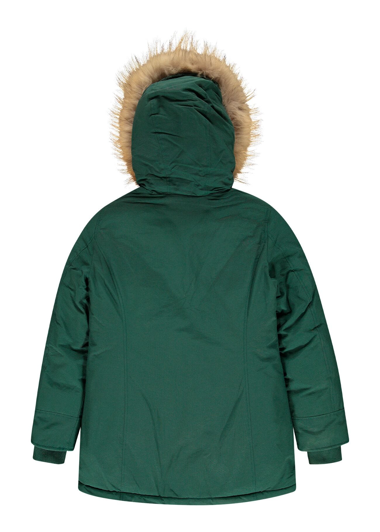 Parka with removable fur