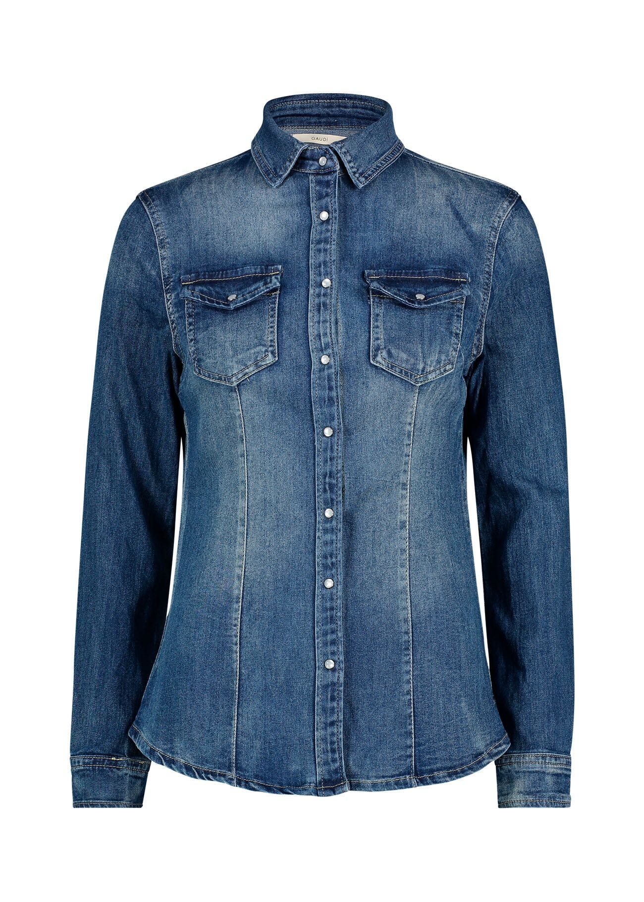 Cotton denim shirt