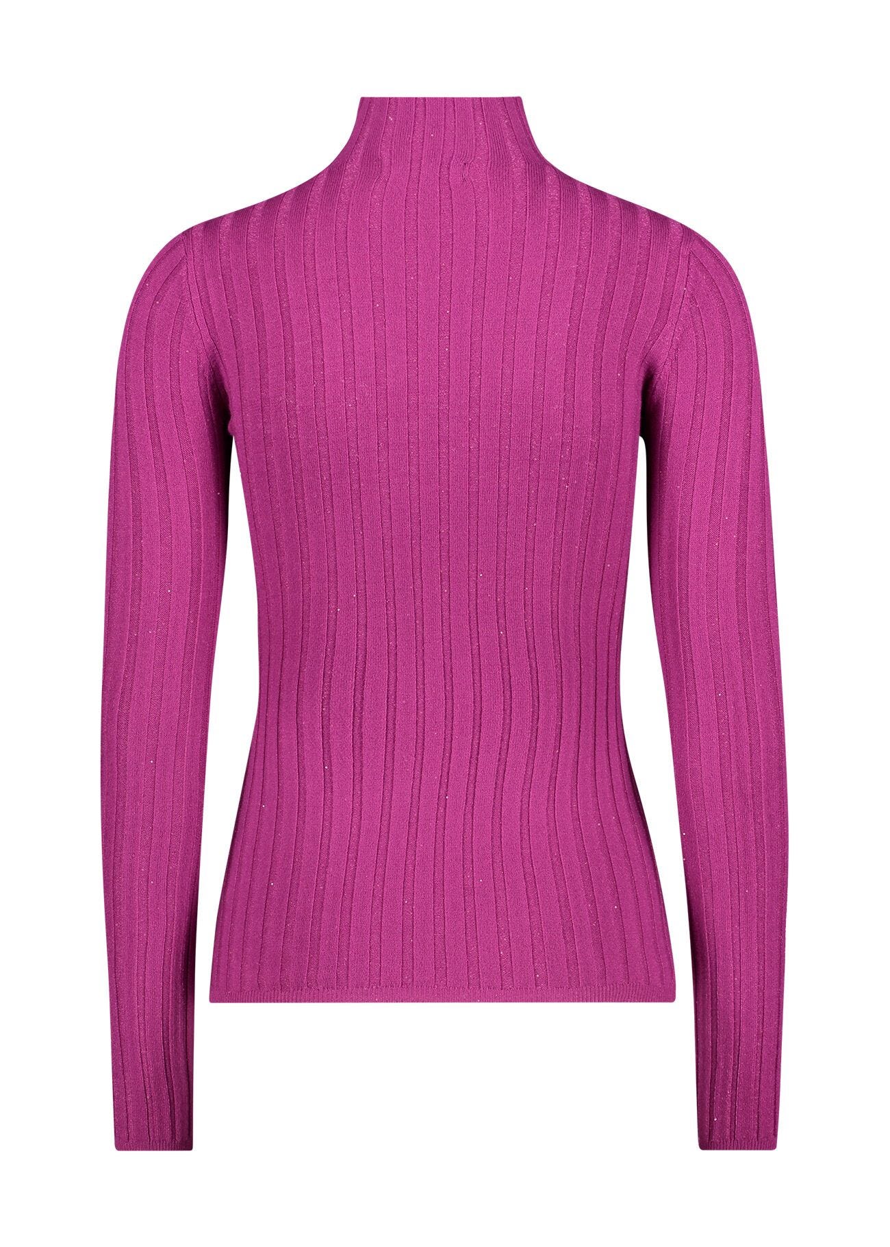 Rribbed turtle neck jumper