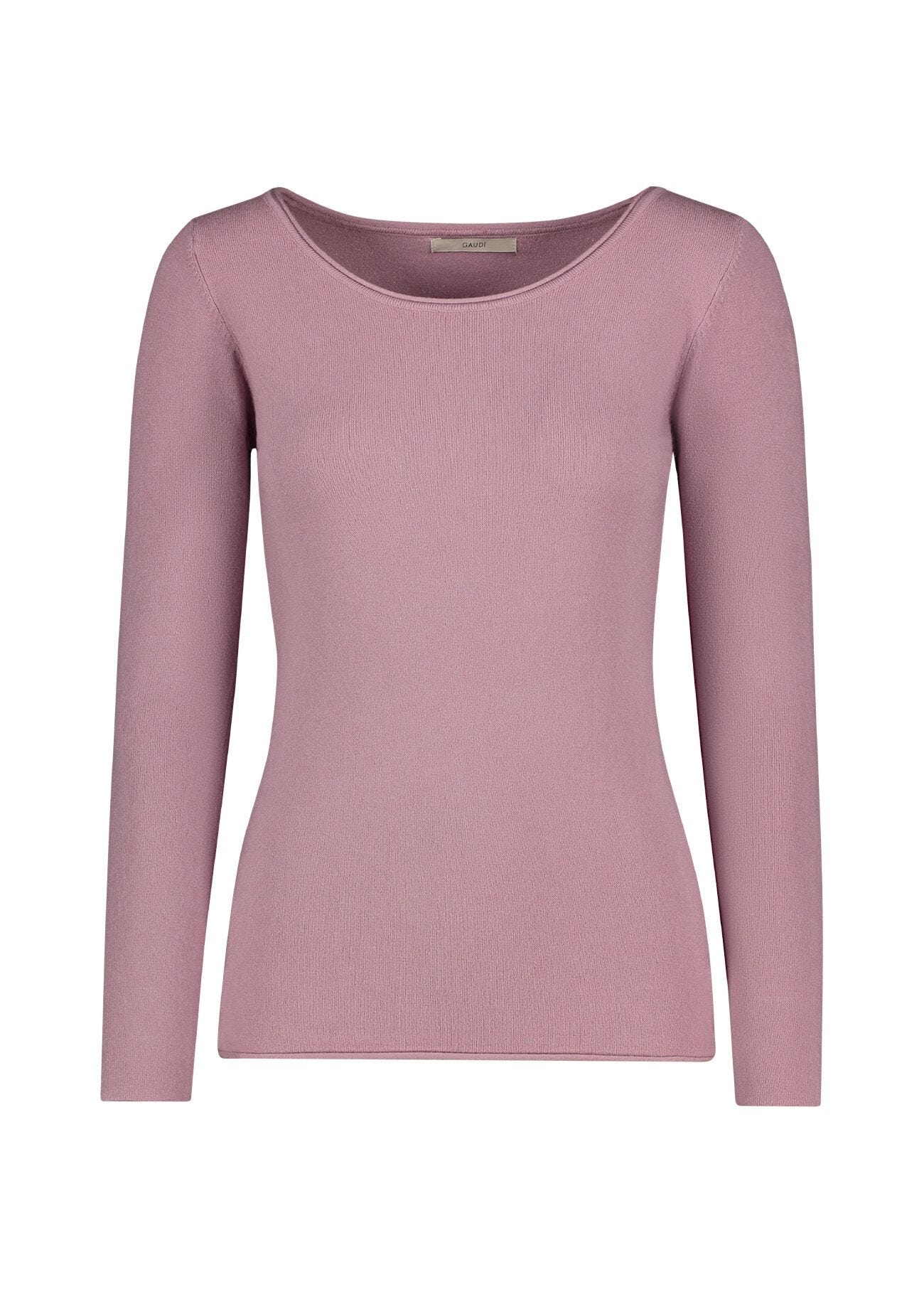 Long-sleeved neckline shirt