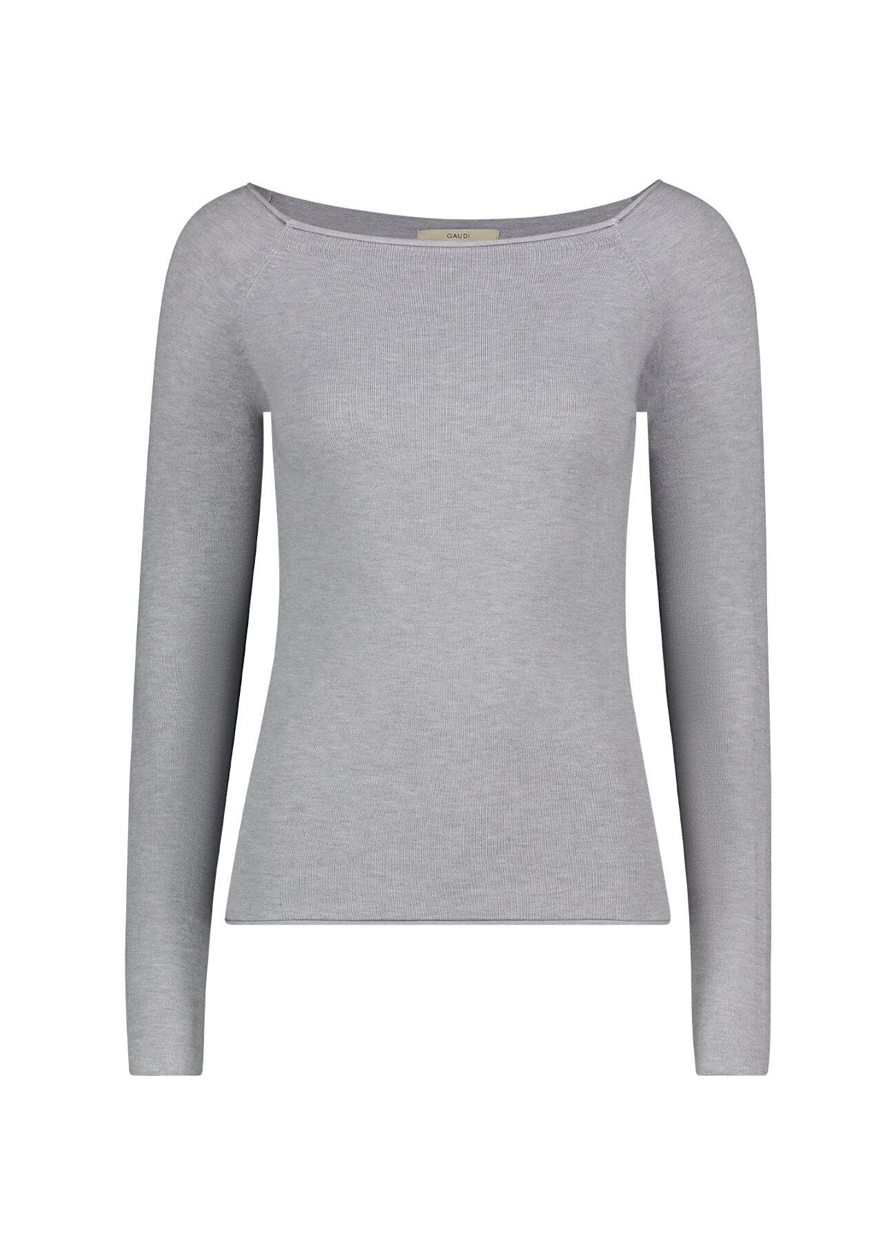 Long-sleeved neckline shirt