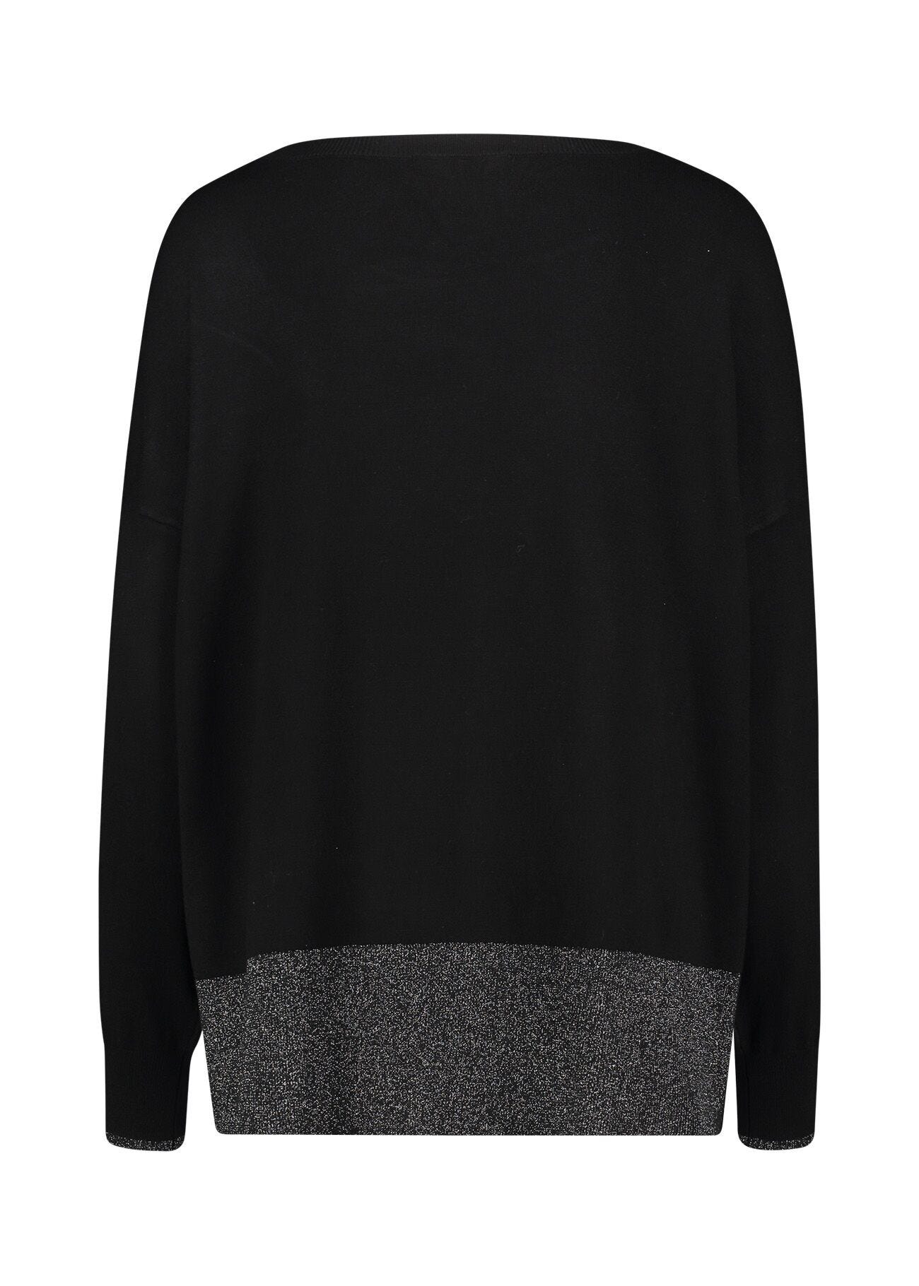 Maglia in filato nero