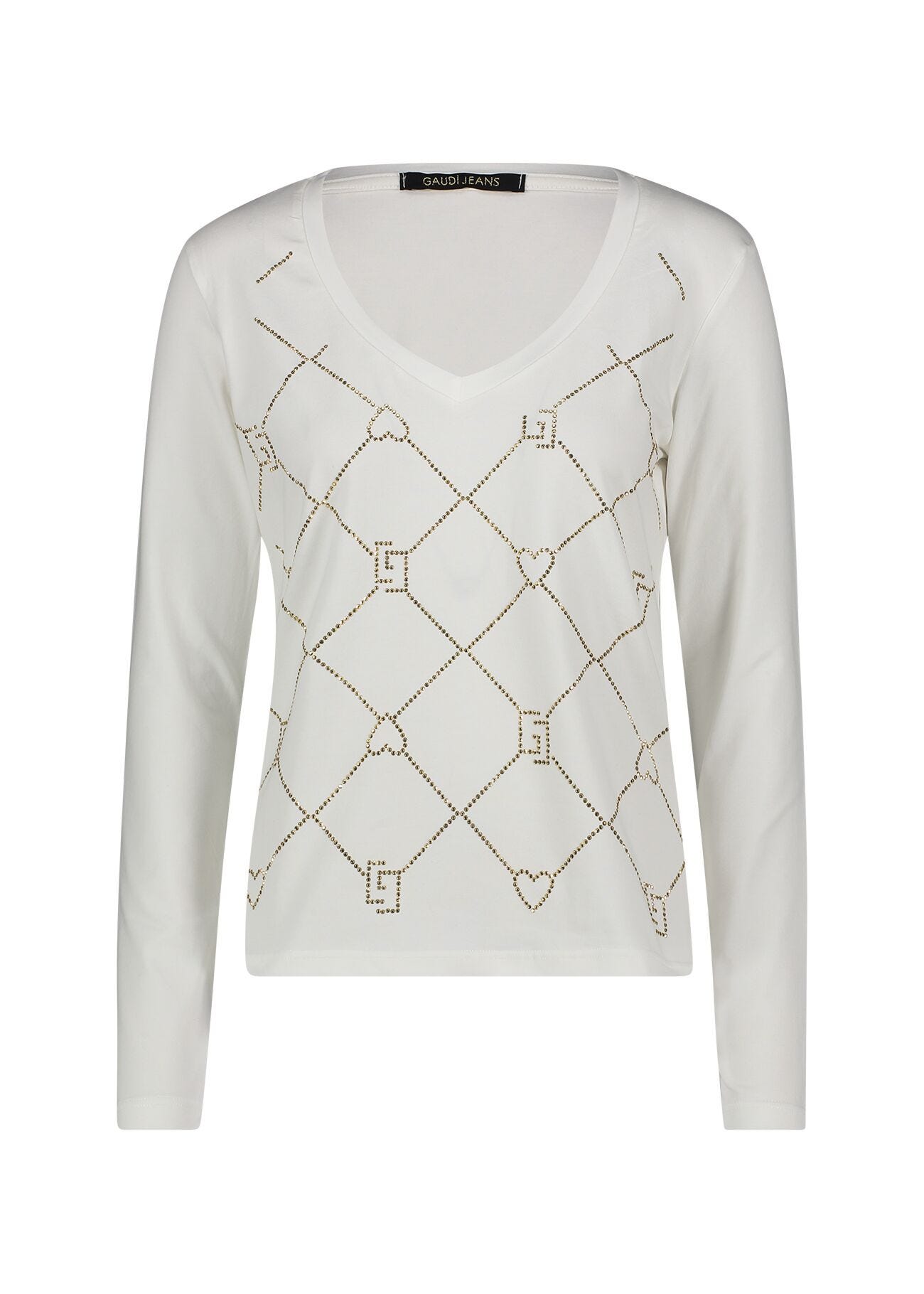 Cotton Tshirt with rhinestones