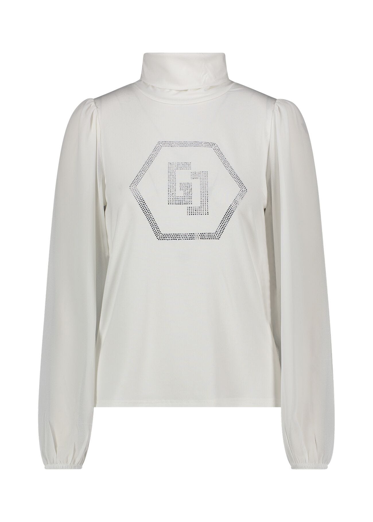White jersey tshirt with logo