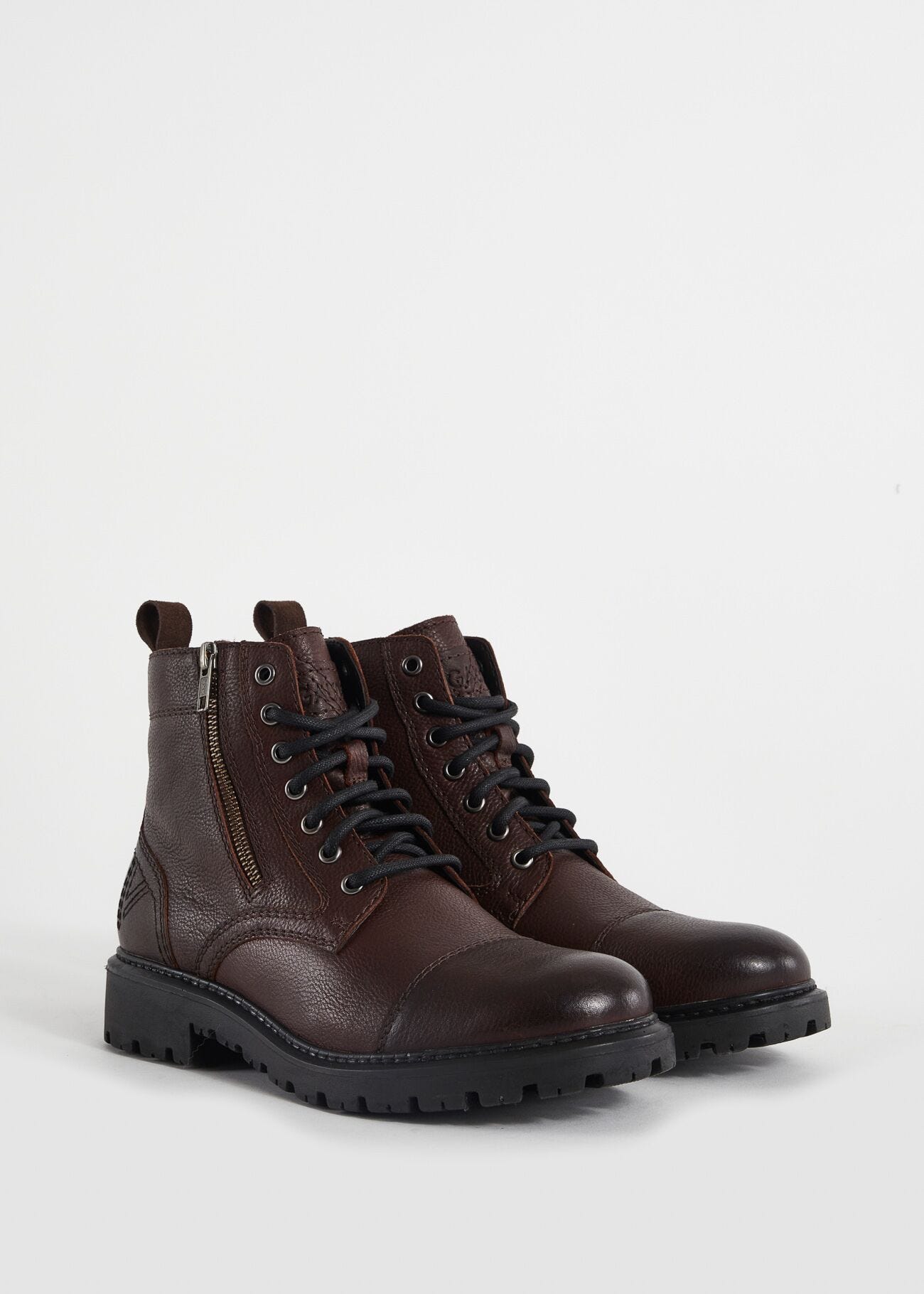 Tumbledleather ankle boots
