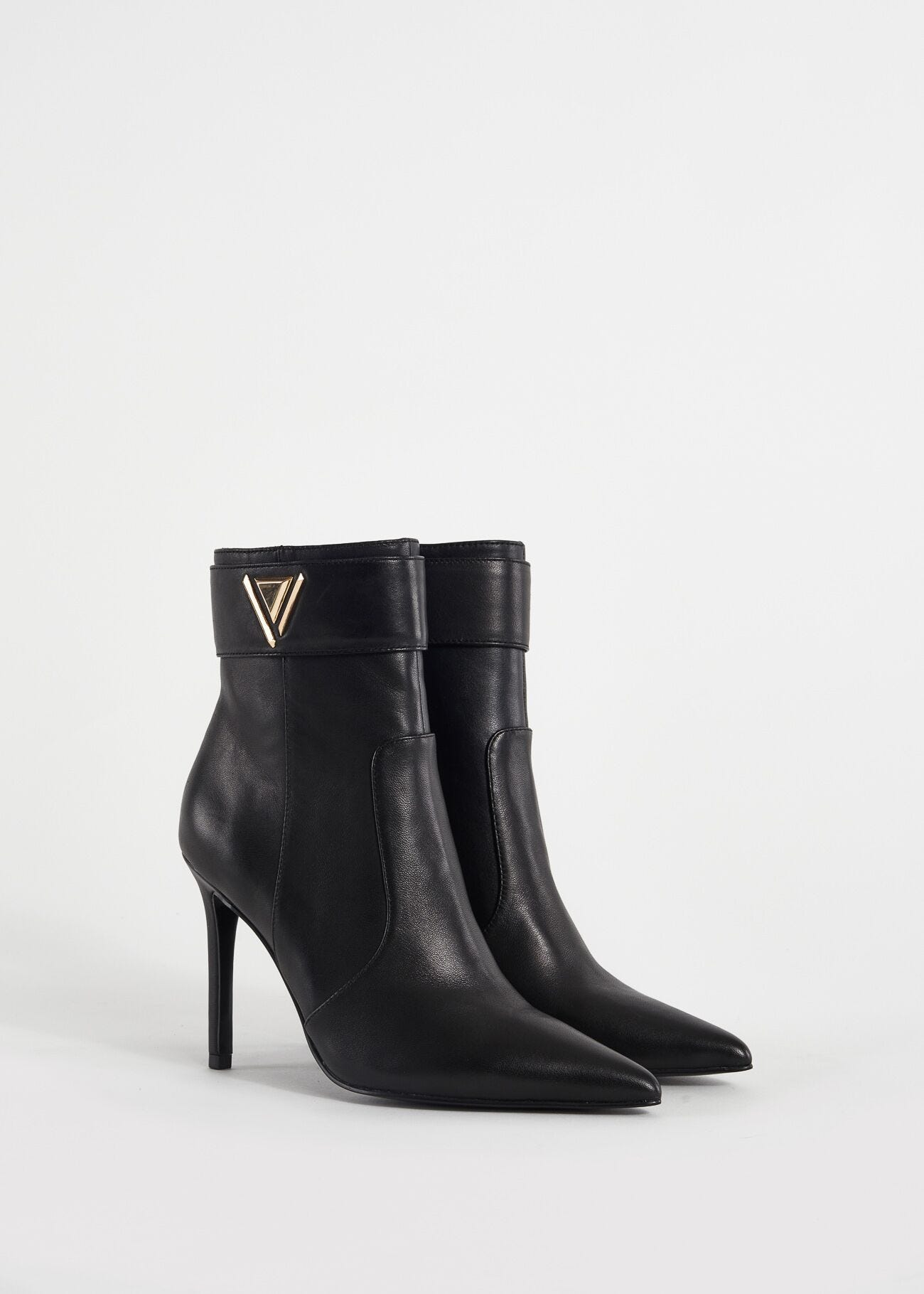 Leather ankle boots