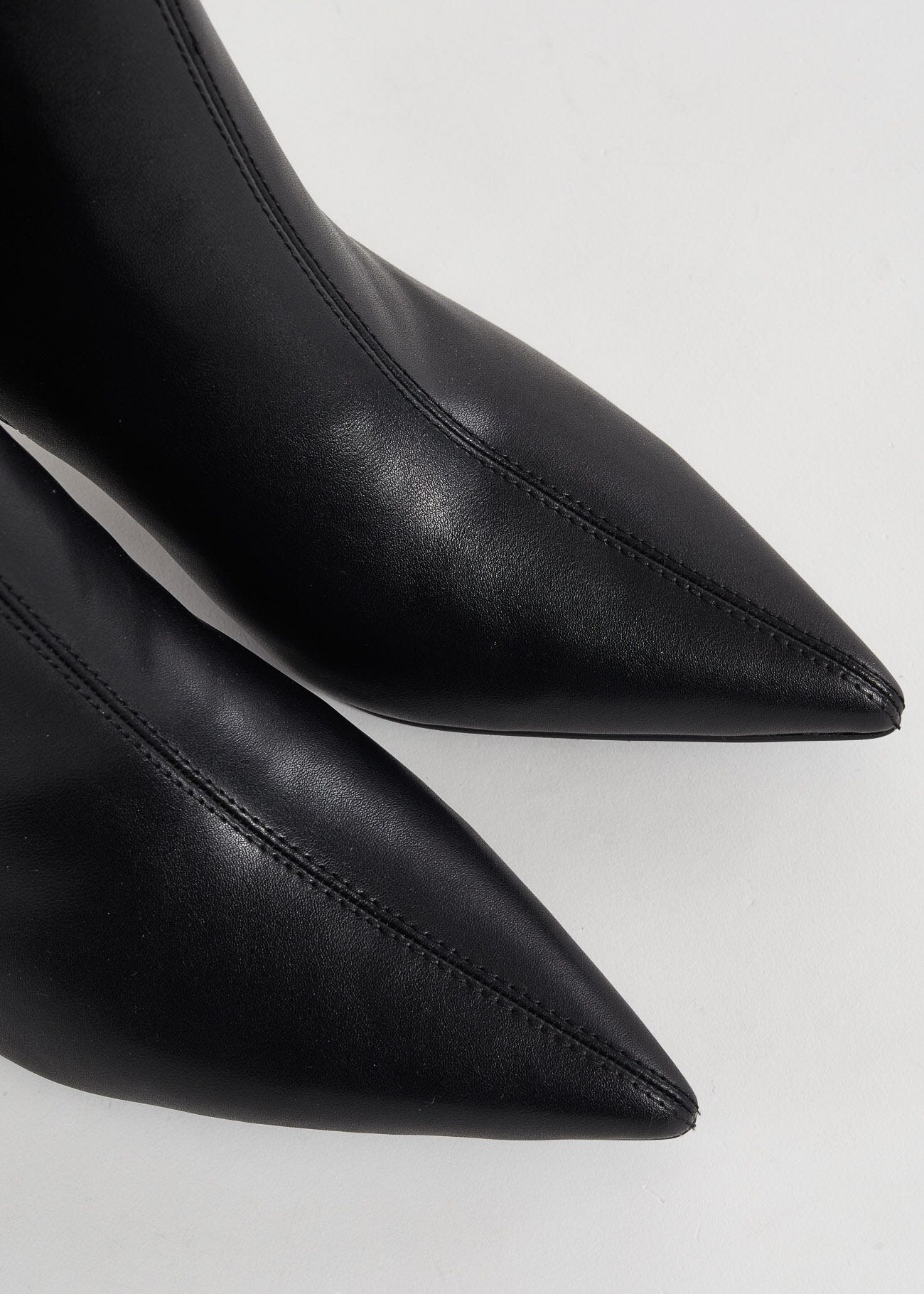 Fauxleather ankle boots