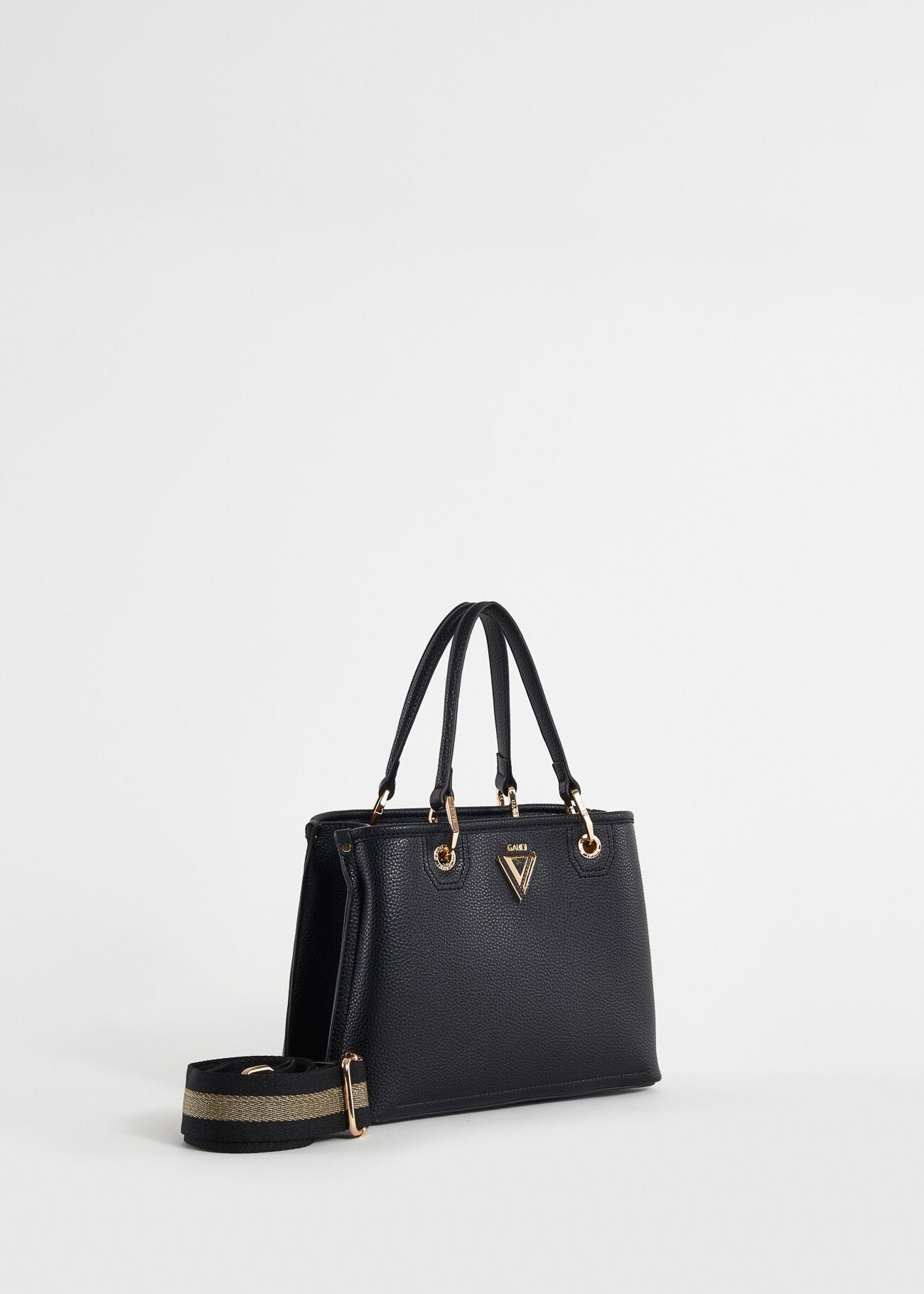 Cabas noir à bandoulière