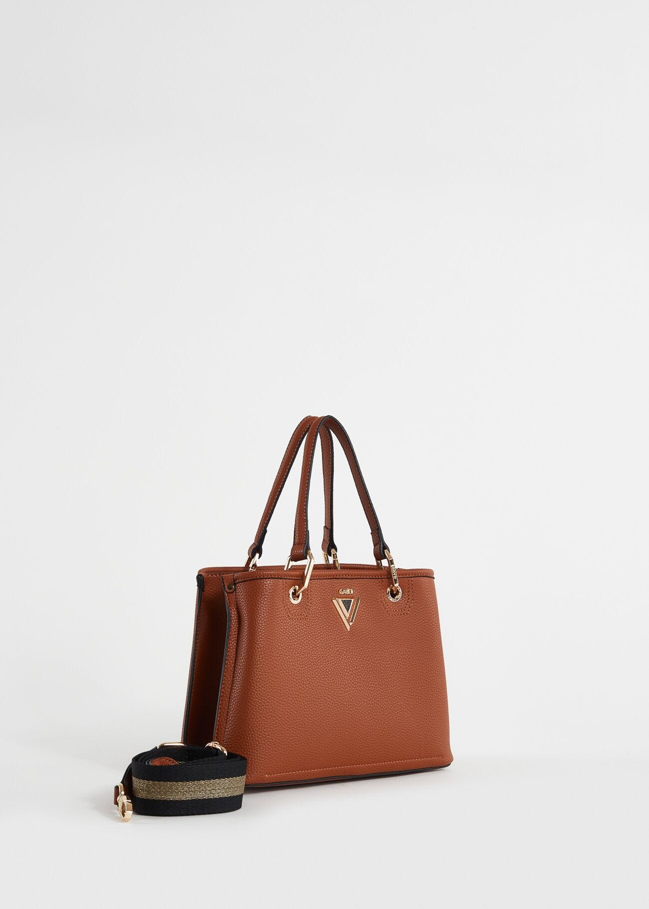 Shopping bag beige con tracolla