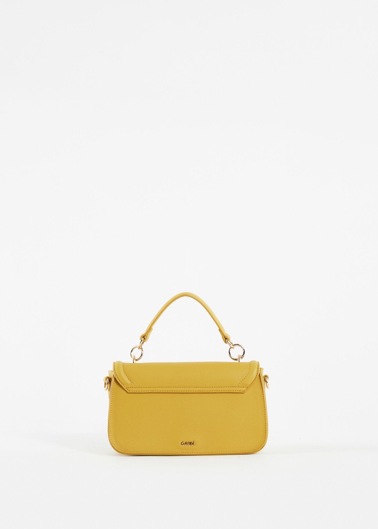 Yellow tophandle bag