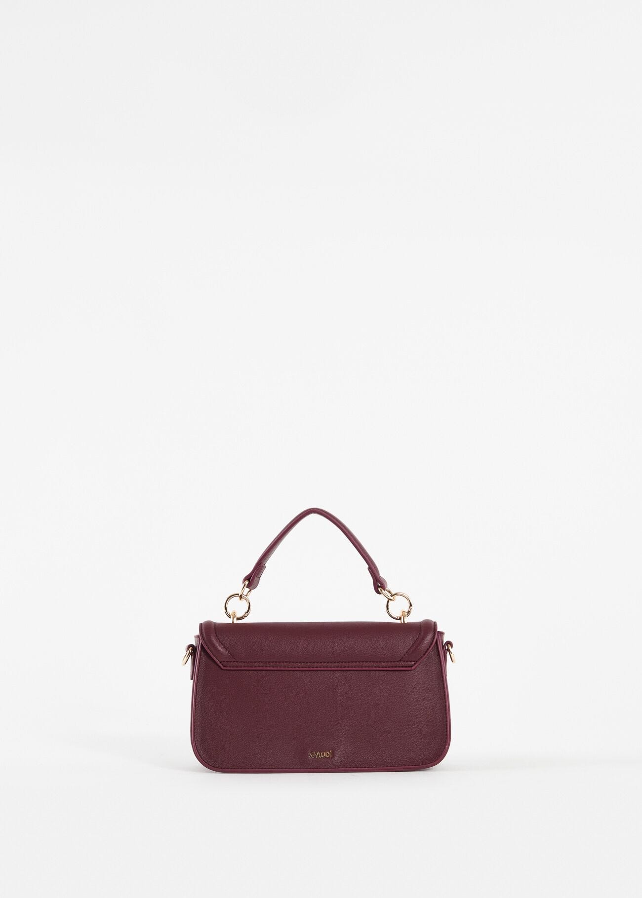 Burgundy tophandle bag