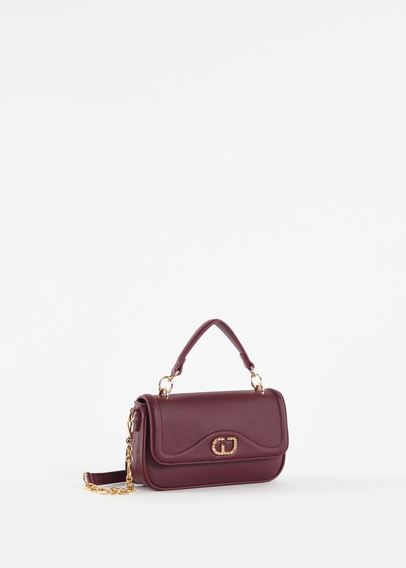 Burgundy tophandle bag