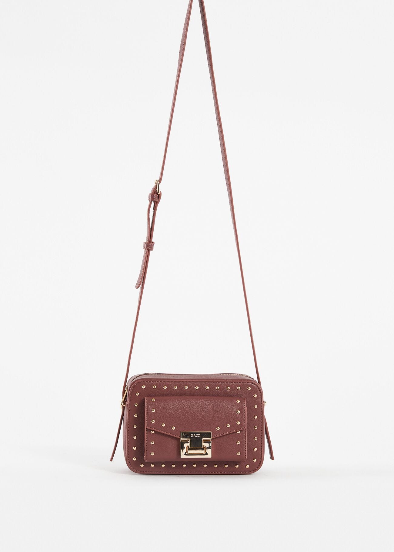 Crossbody bag with studs
