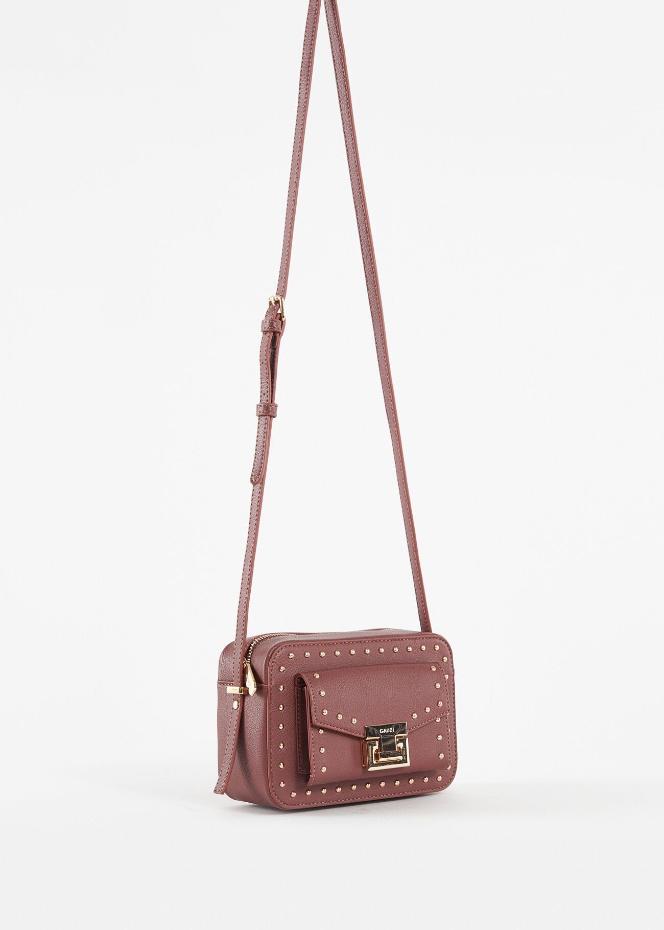 Crossbody bag with studs