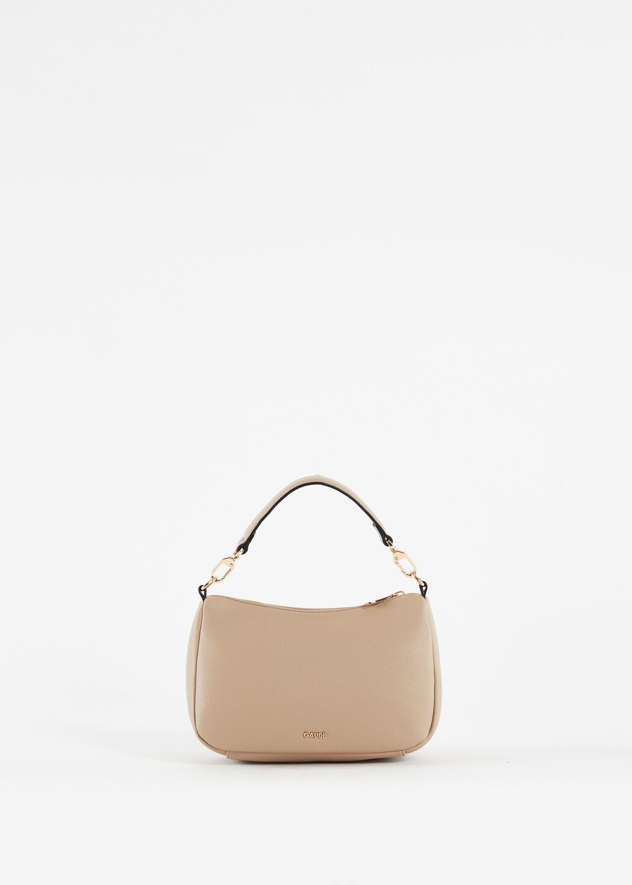 Borsa a spalla in similpelle beige