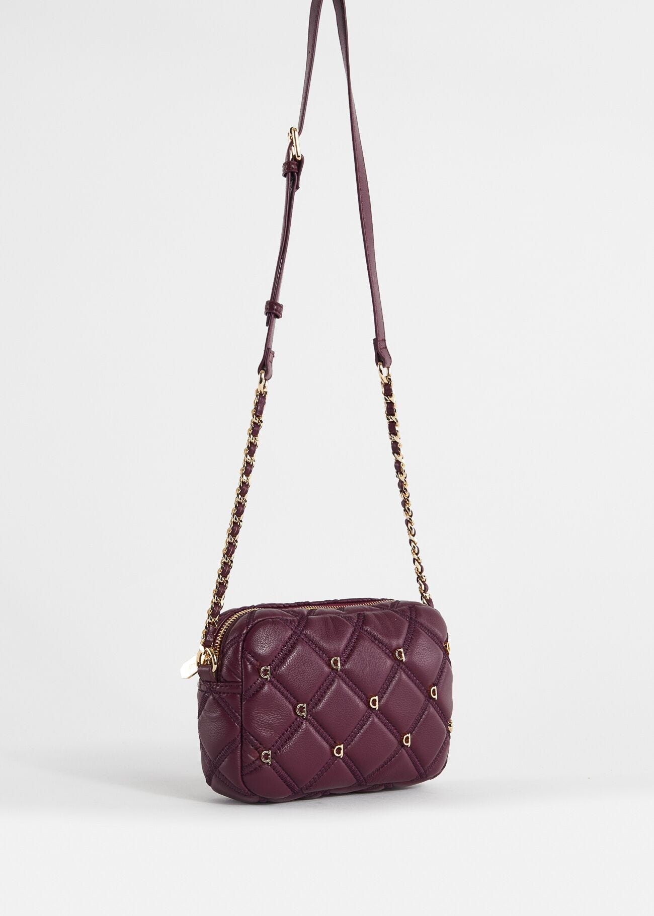 Bolso cruzado acolchado