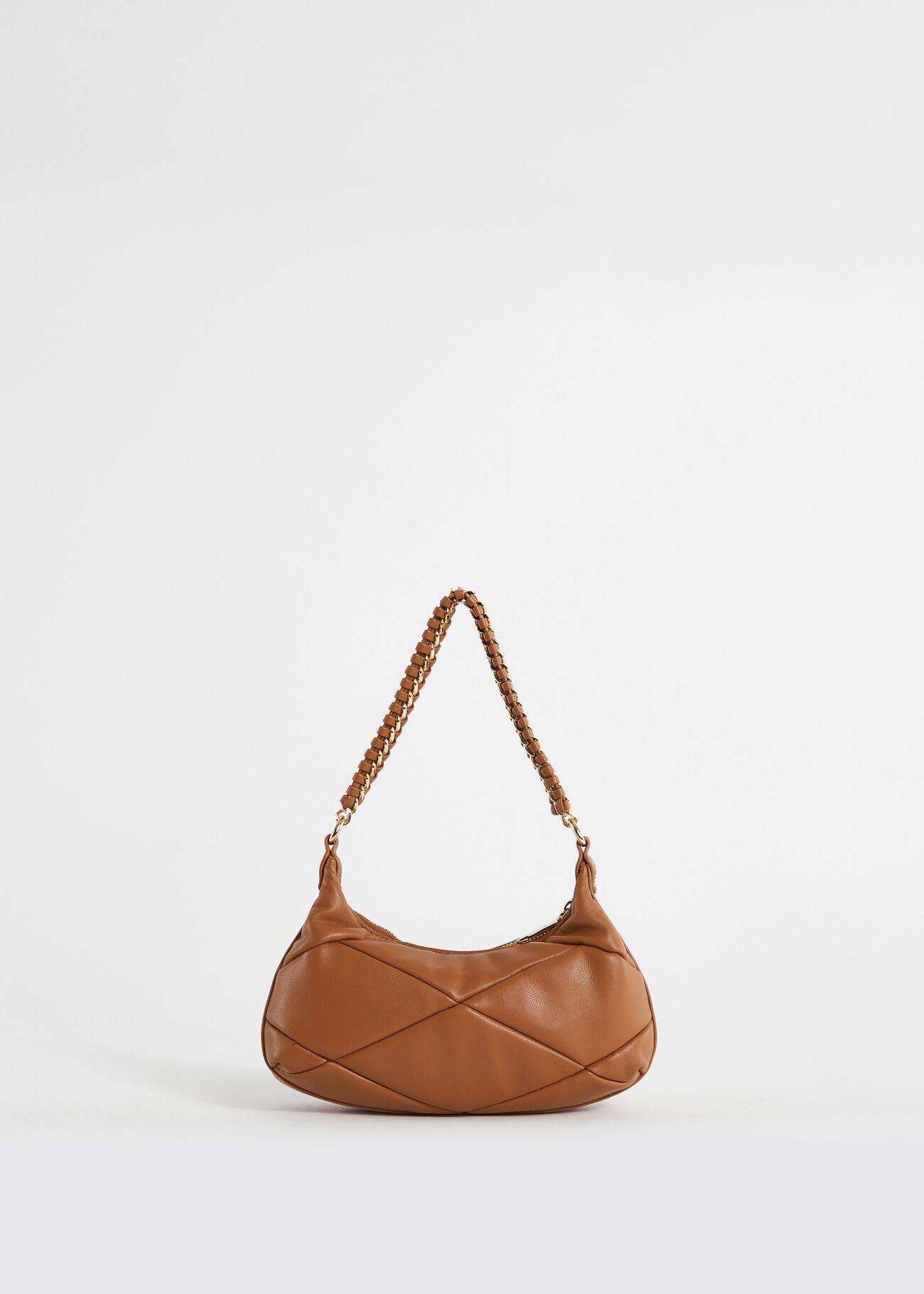 Mini borsa hobo in similpelle
