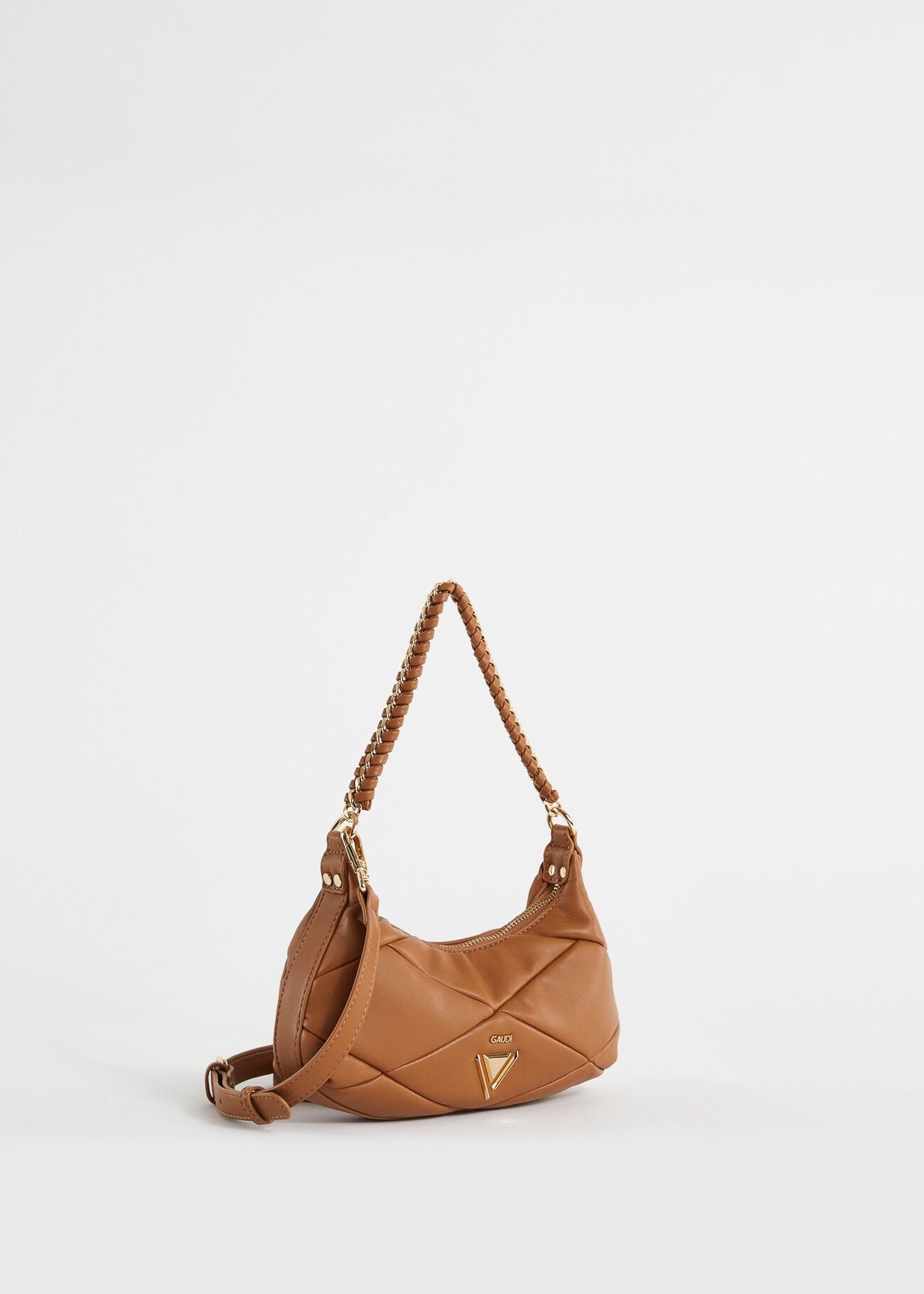 Mini borsa hobo in similpelle