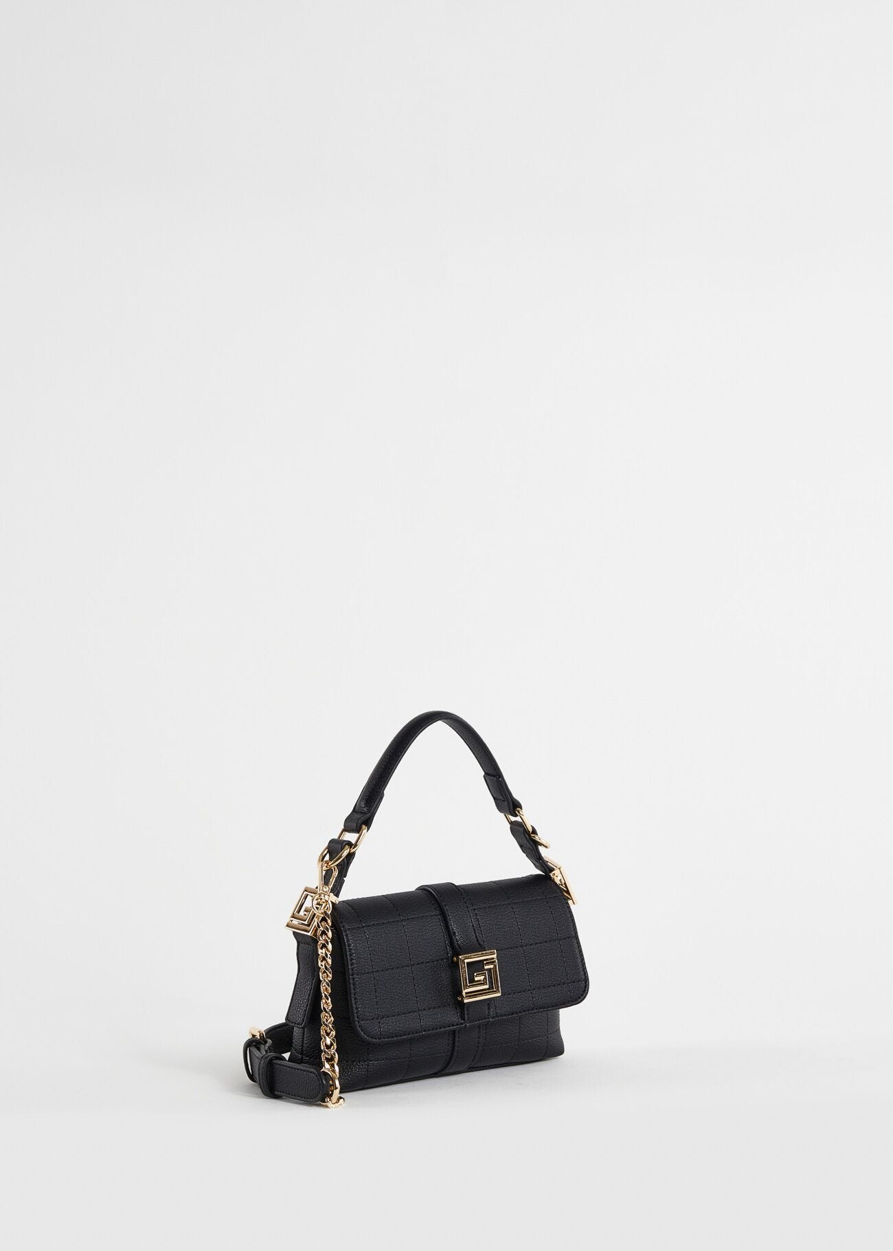 Mini borsa a spalla nera