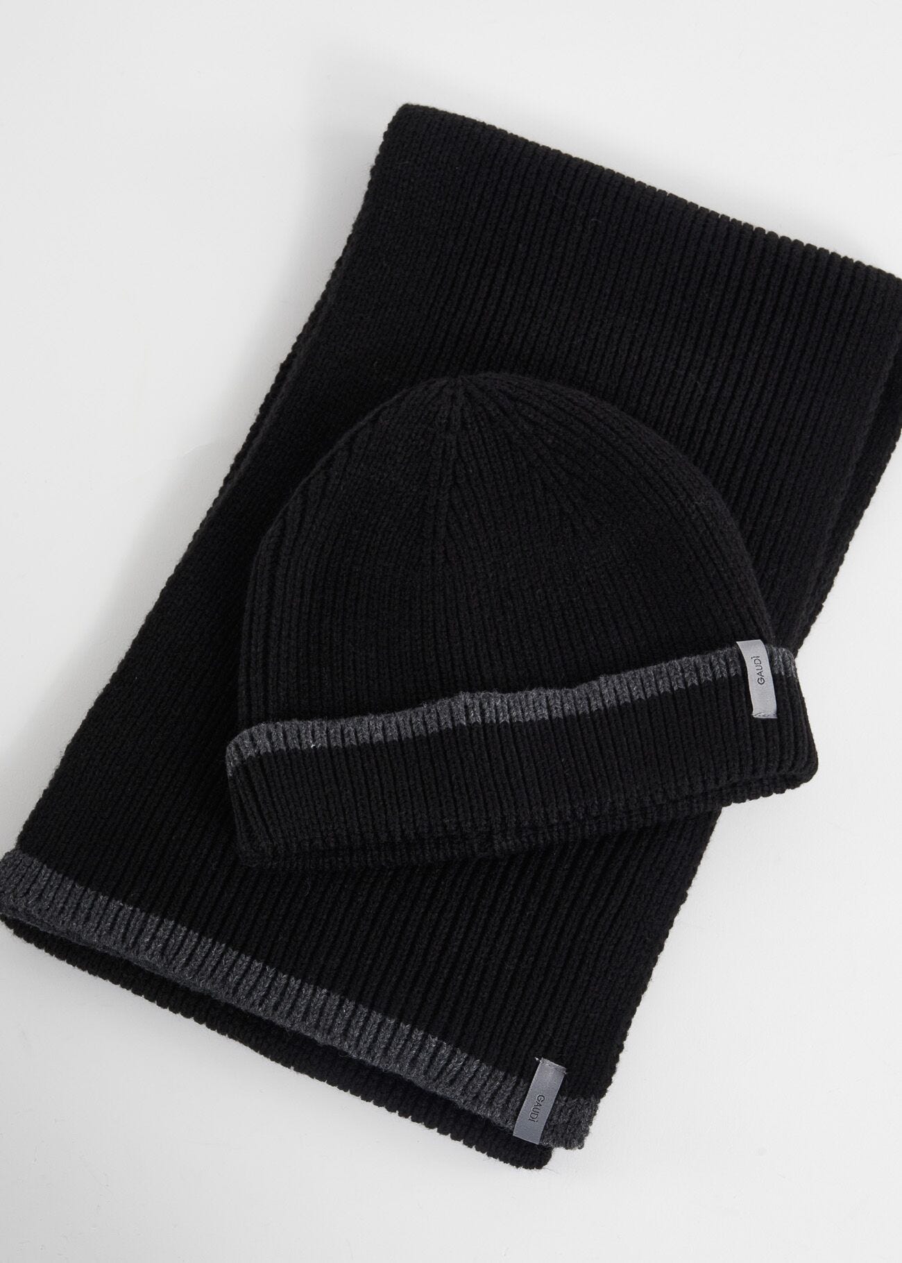 Matching hat and scarf
