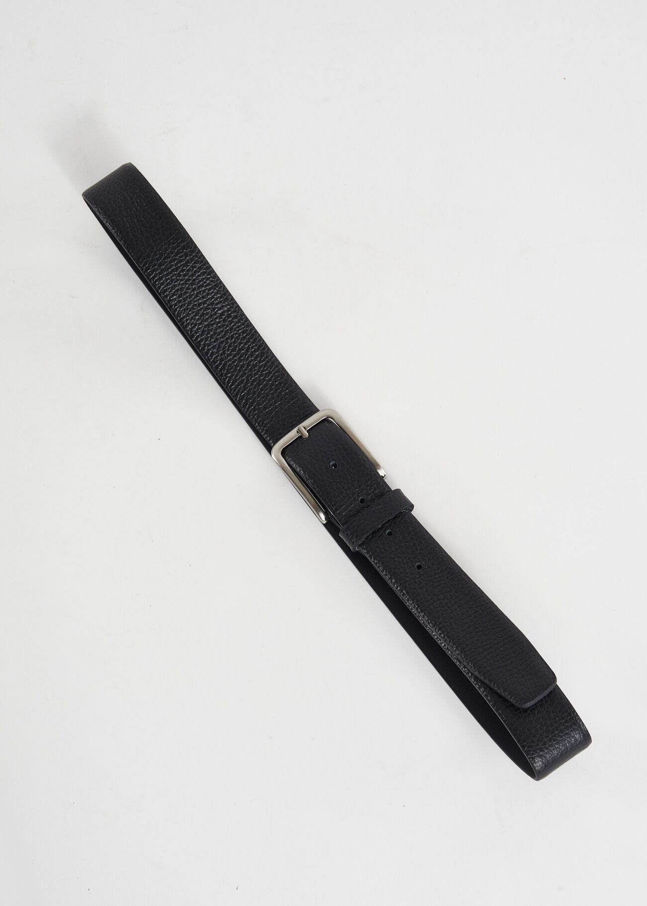 Cintura in pelle nera