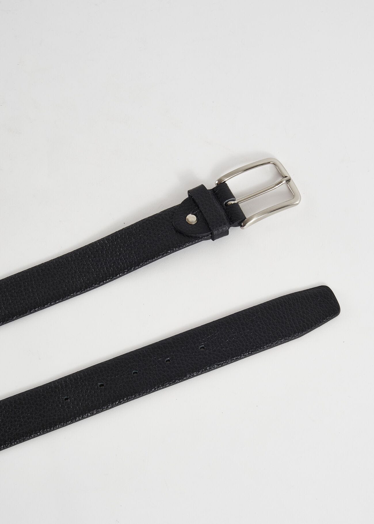 Cintura in pelle nera