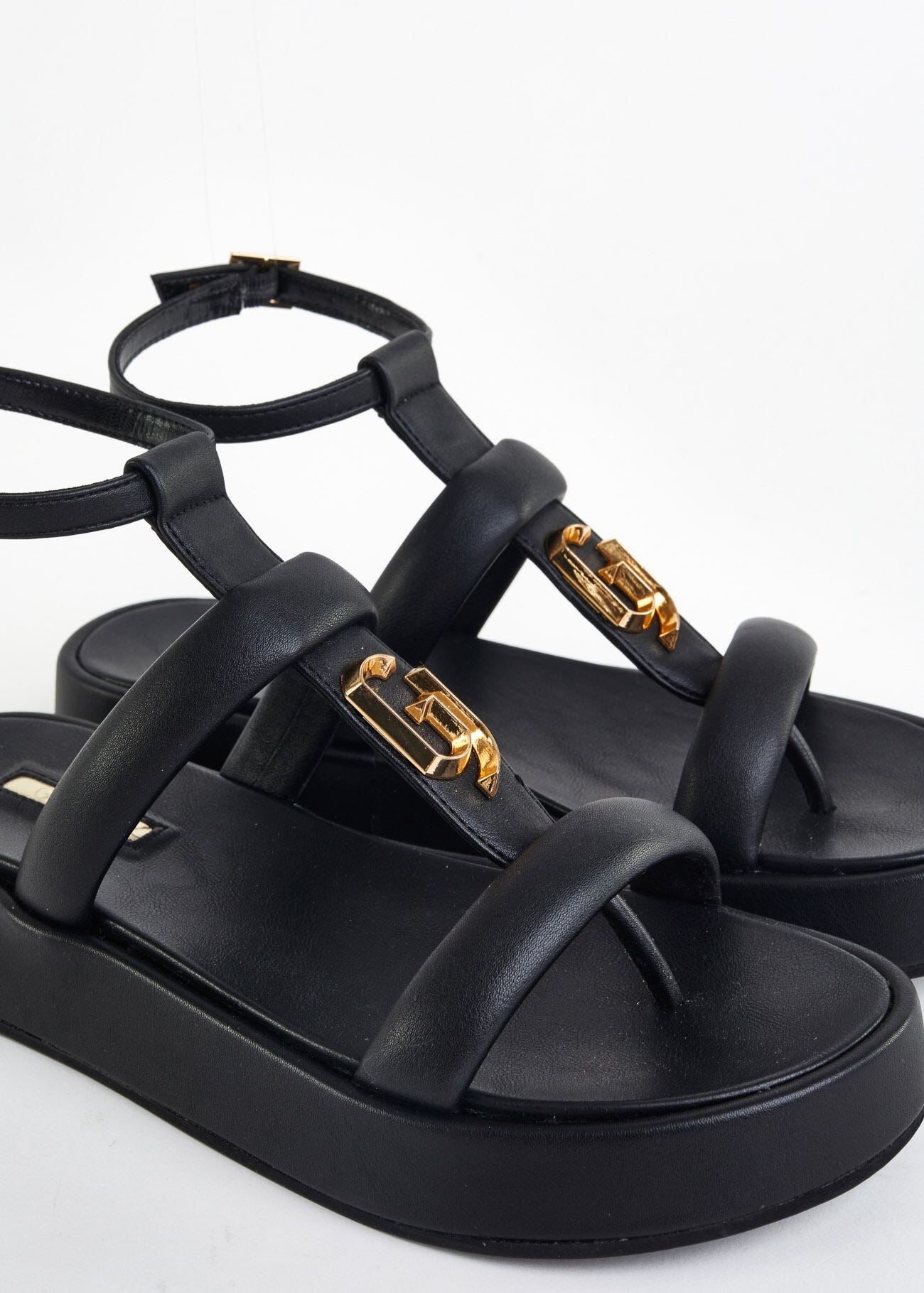 Thong sandals with logo