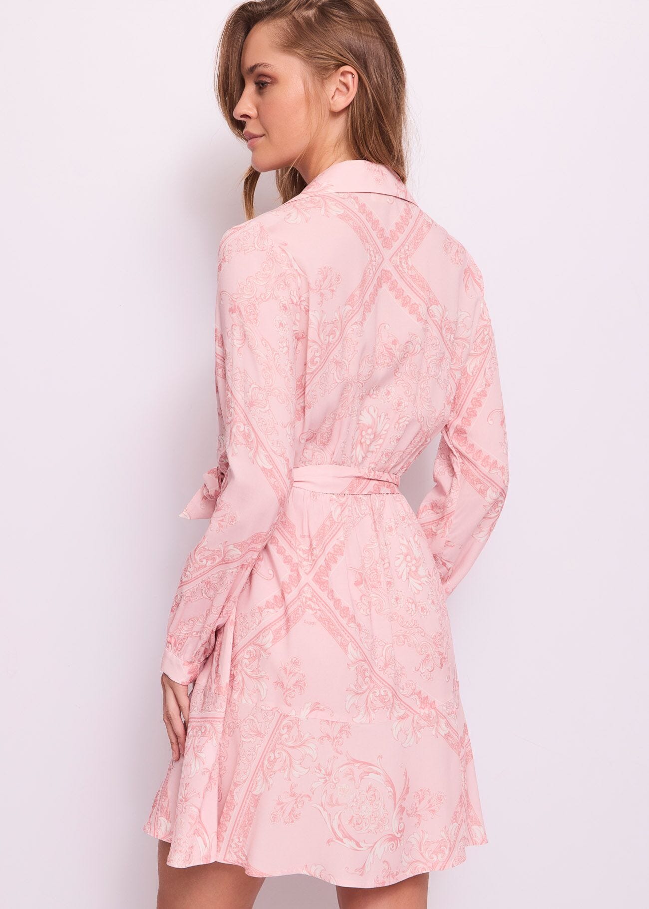 Robe en mousseline imprimée pour femme