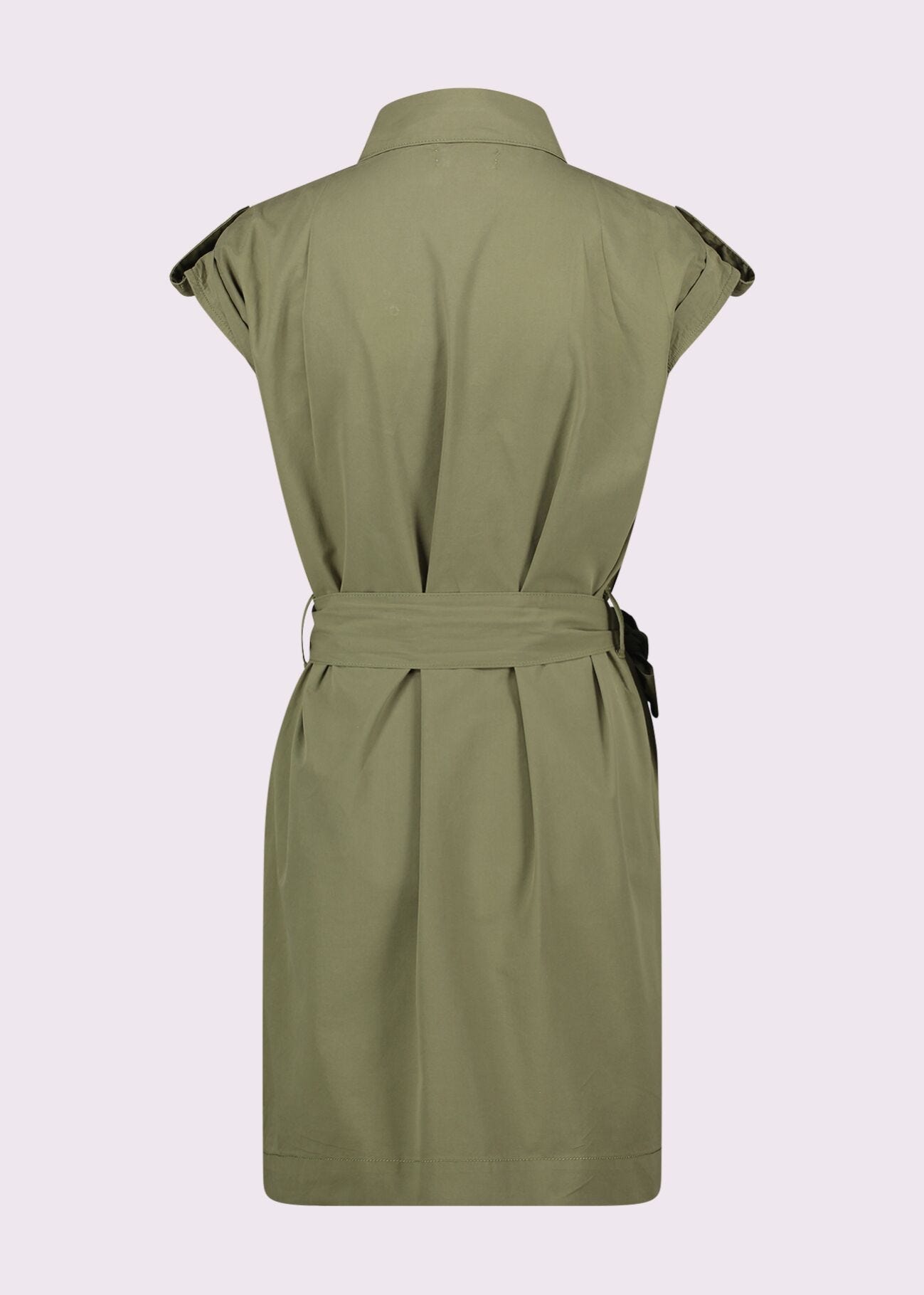 Vestido camisero de mujer de algodón