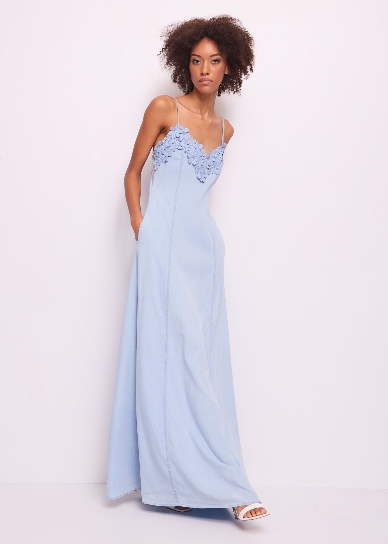 Robe en chambray pour femme