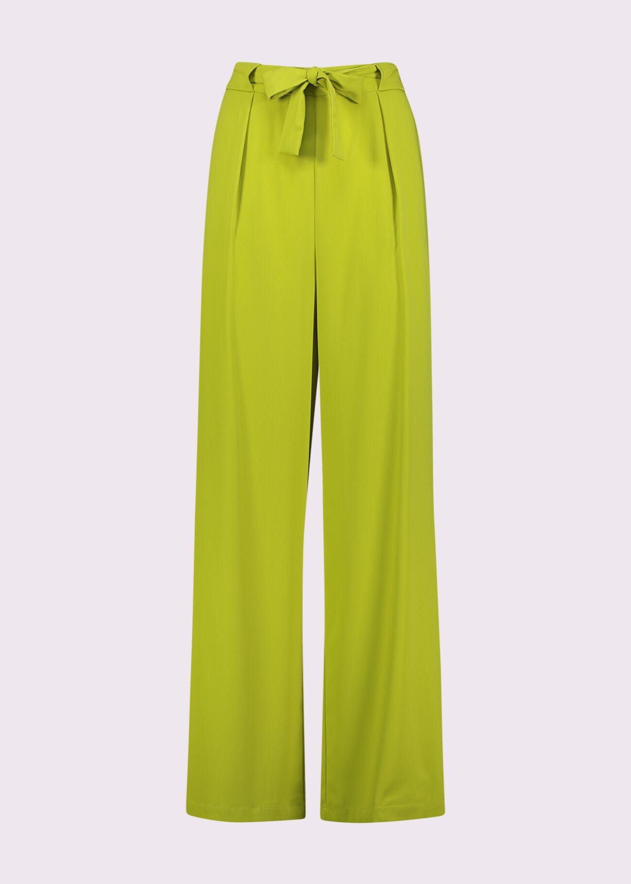Pantaloni da donna verdi con pinces