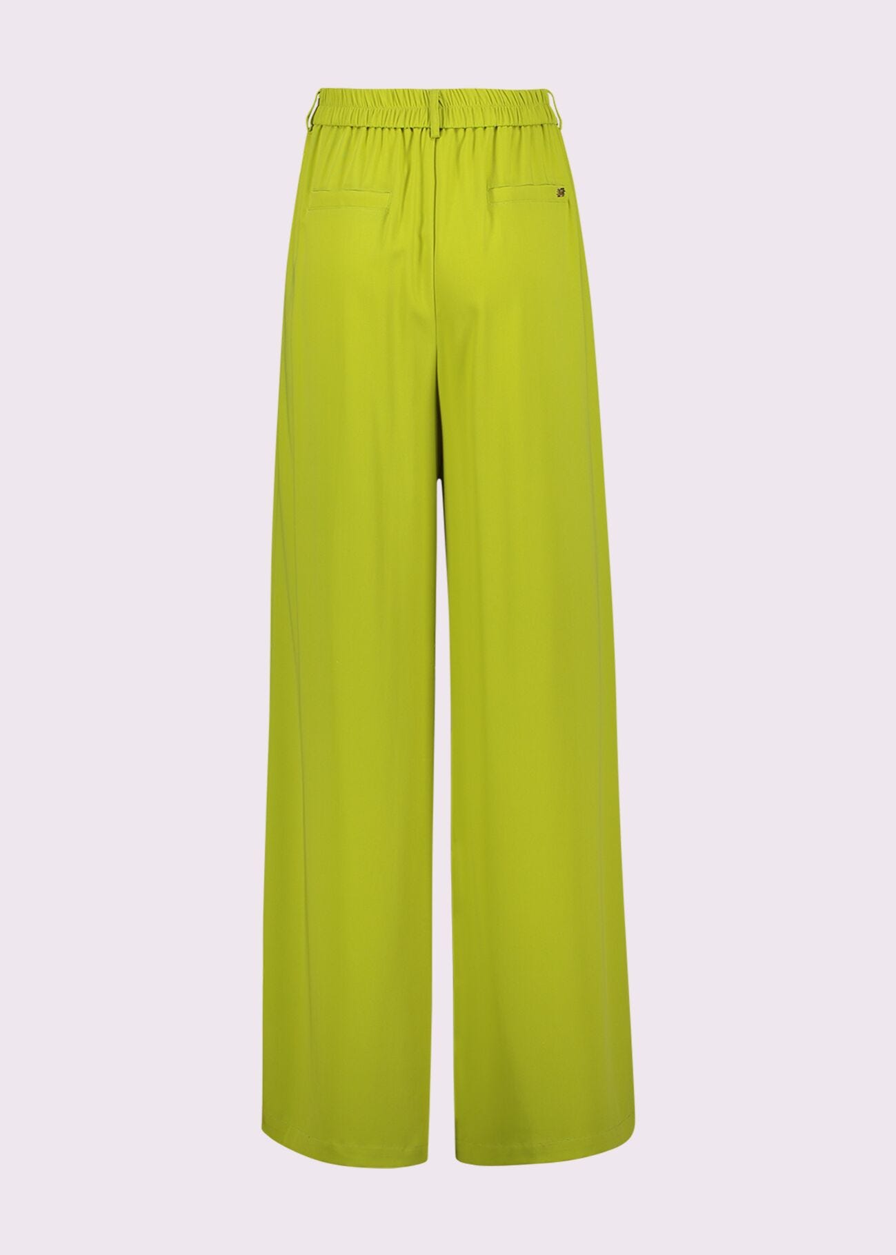Pantaloni da donna verdi con pinces