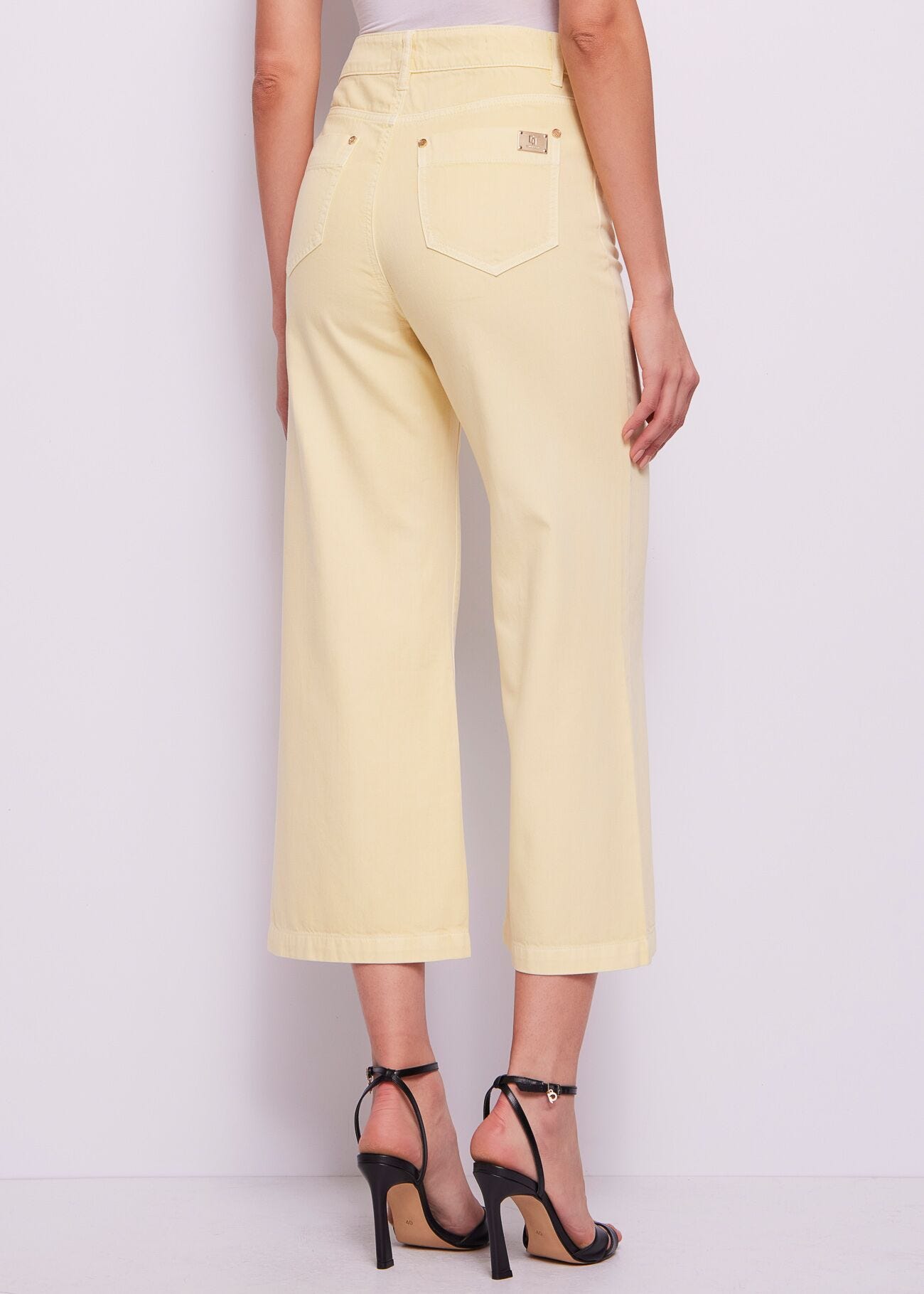 Jean droit en coton pour femme