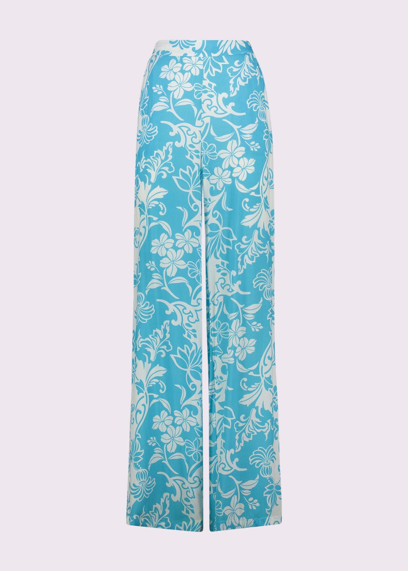 Pantalon en mousseline imprimée pour femme