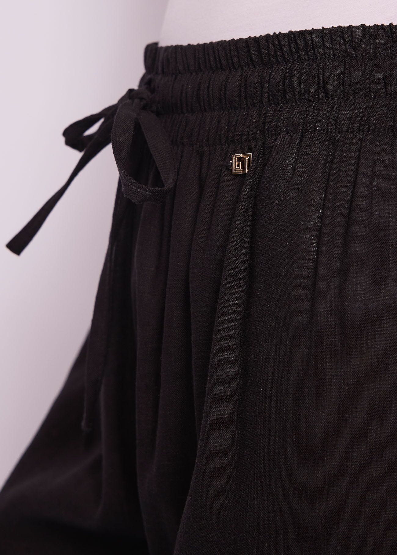 Pantalon cargo en lin pour femme