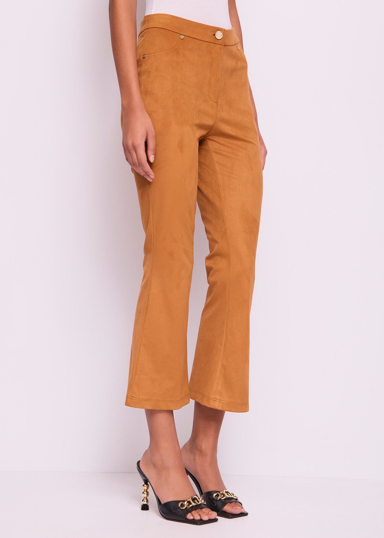 Pantaloni donna in dainetto