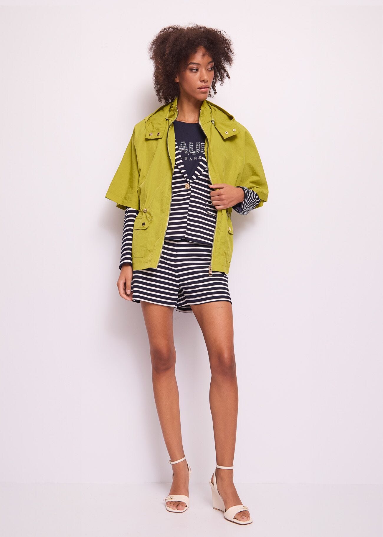 Blazer rayé pour femme