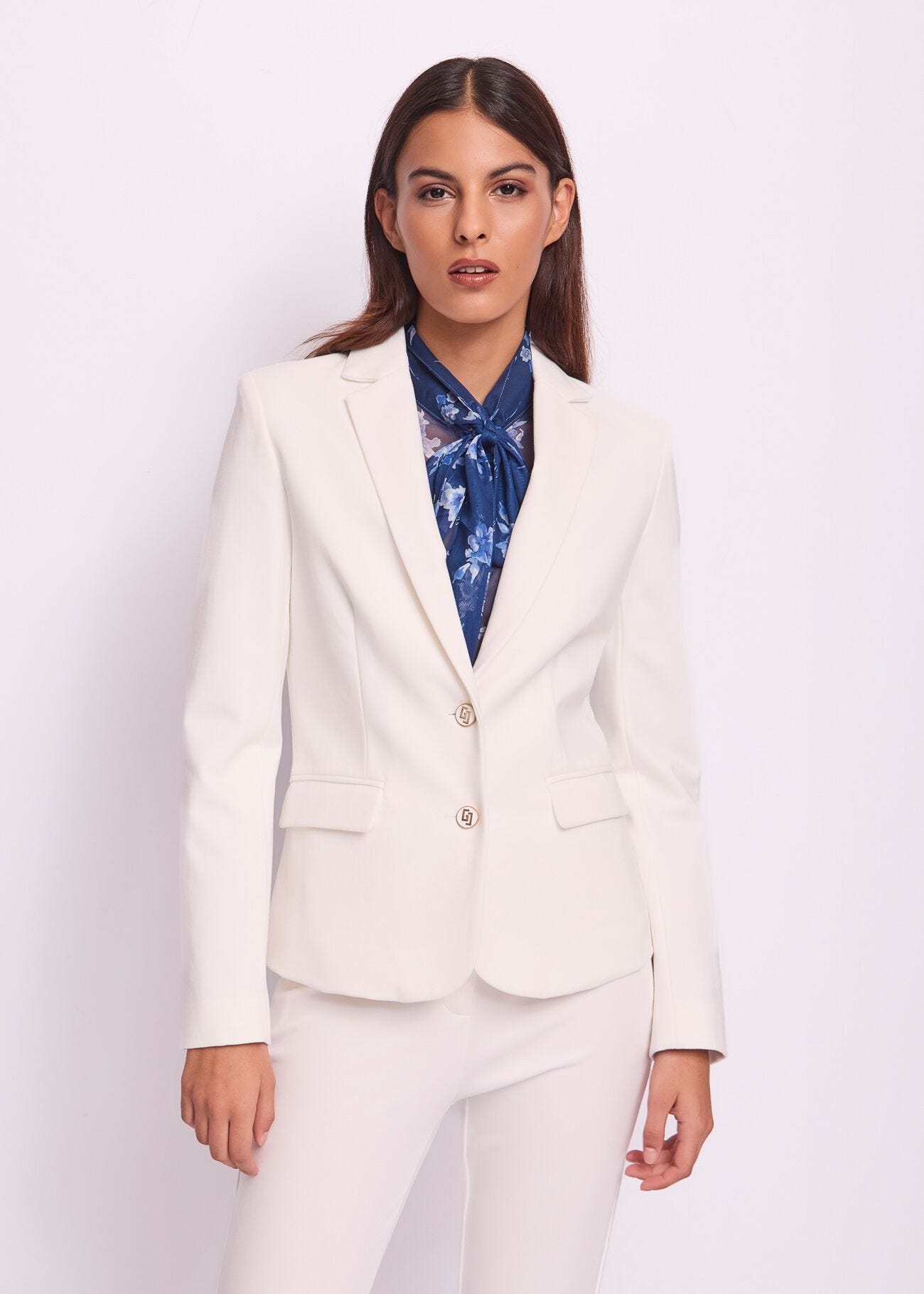 Women's white blazer
