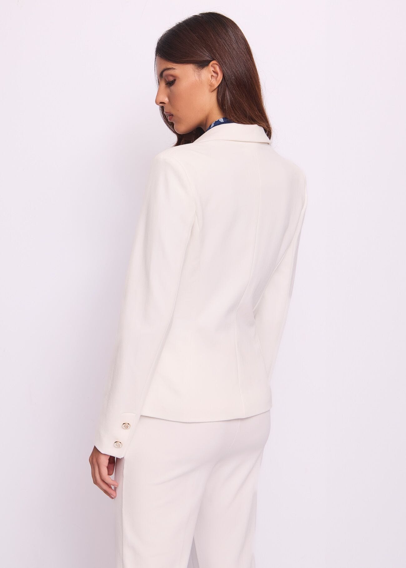 Women's white blazer