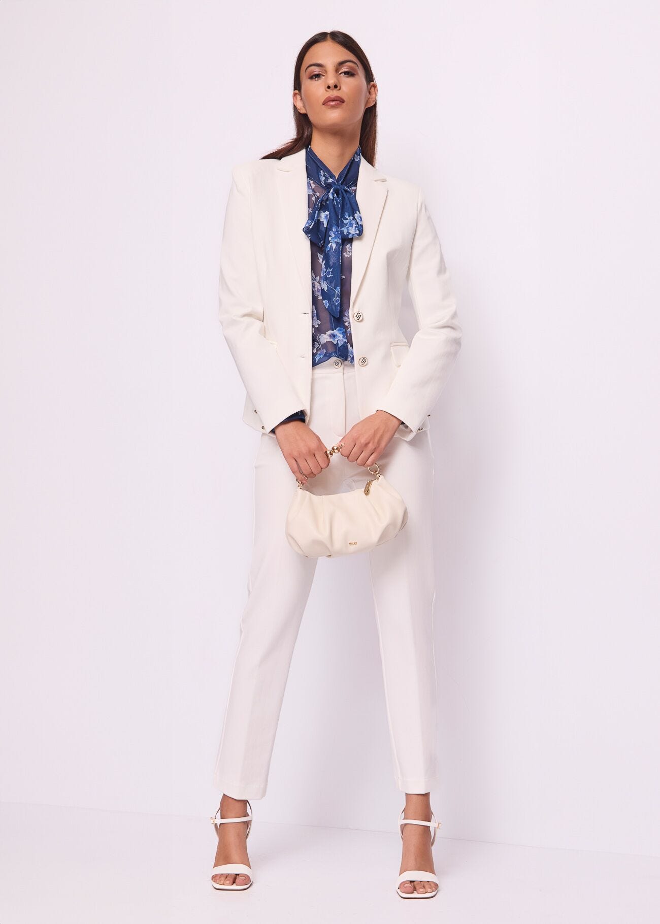 Women's white blazer