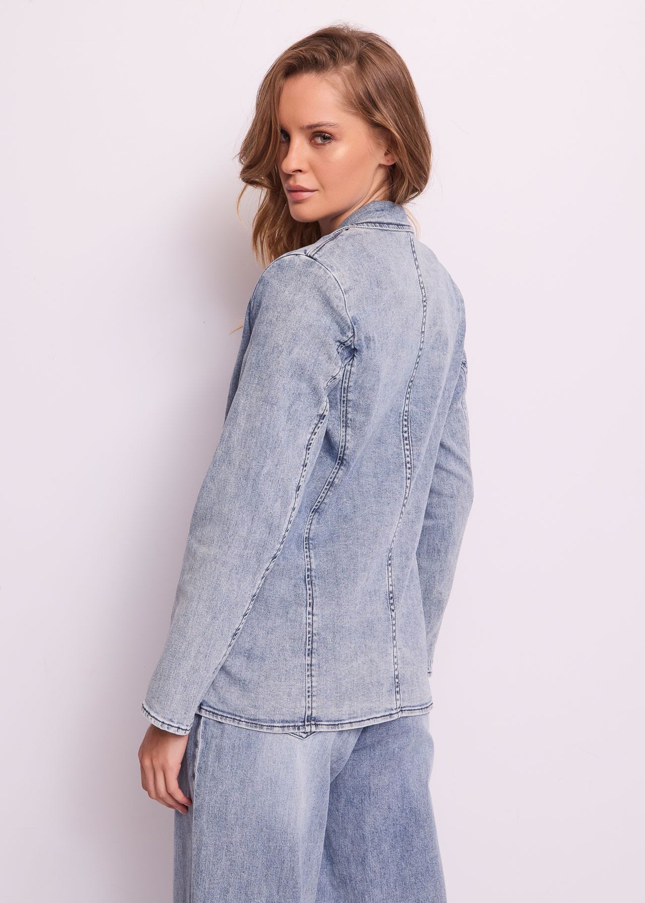 Blazer donna con bottoni logati